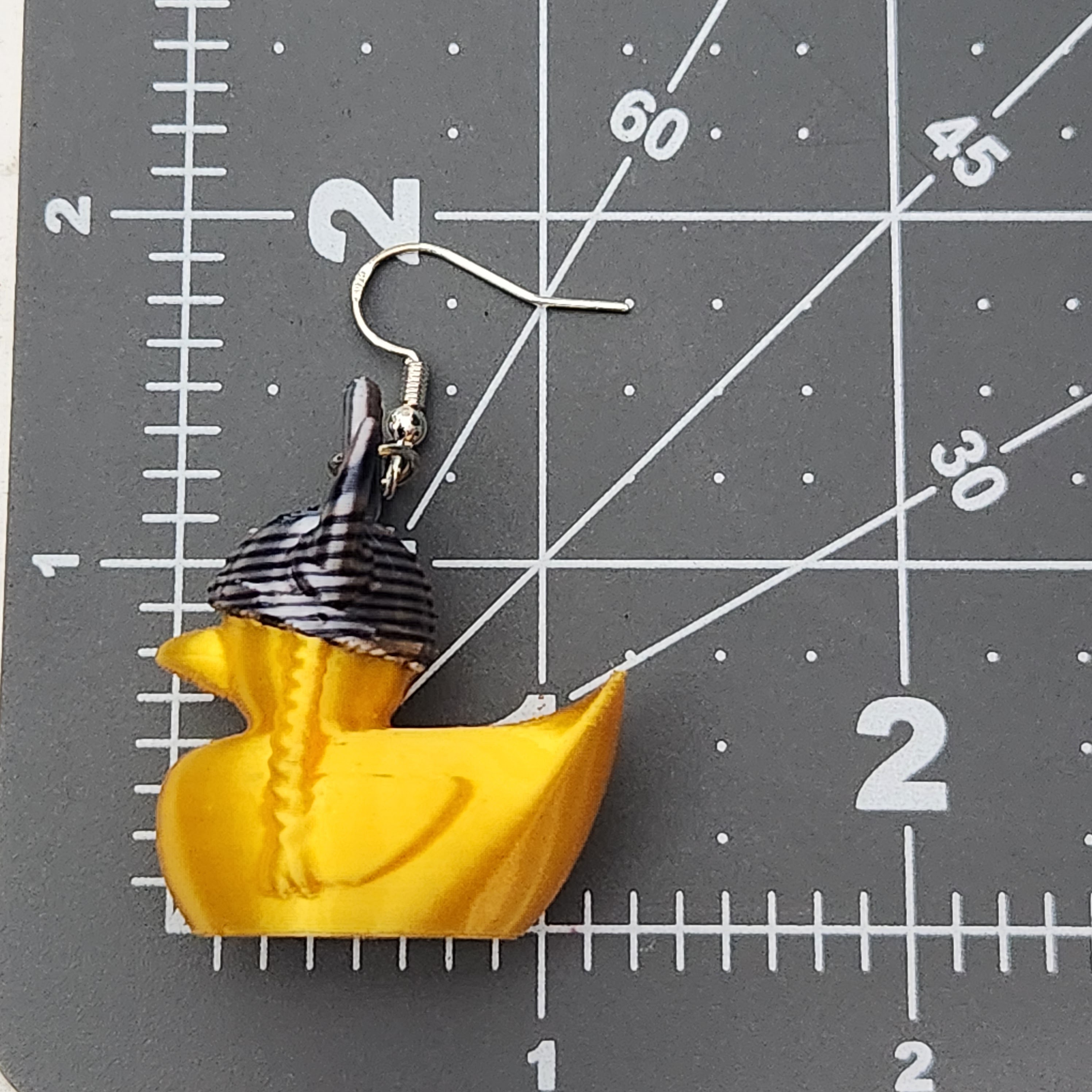 Viking Helmet Battle Duckies Earrings