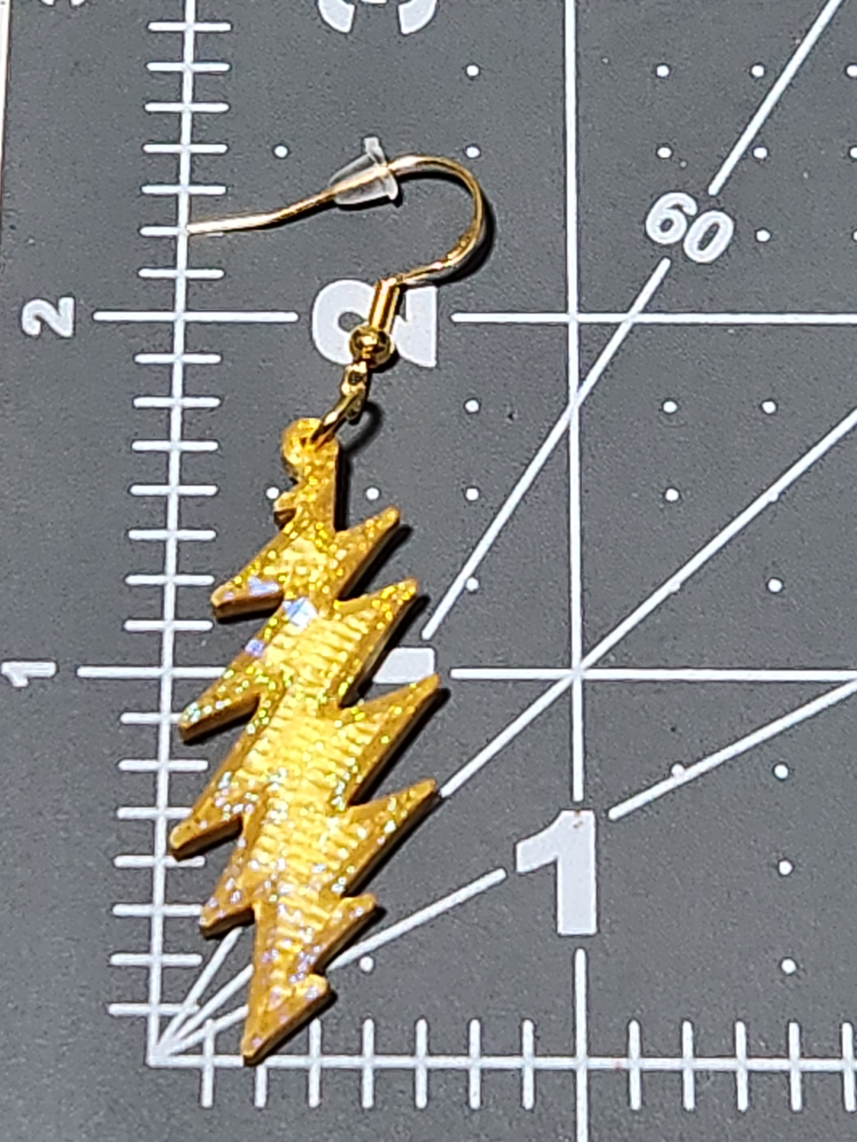 Grateful Dead Lightning Bolt Earrings
