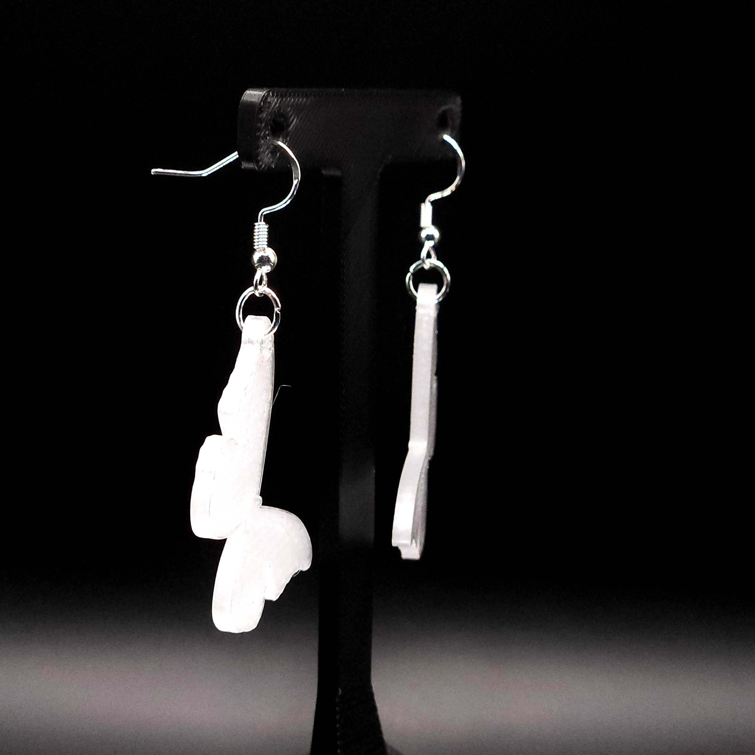 Hologram Translucent Butterfly Earrings