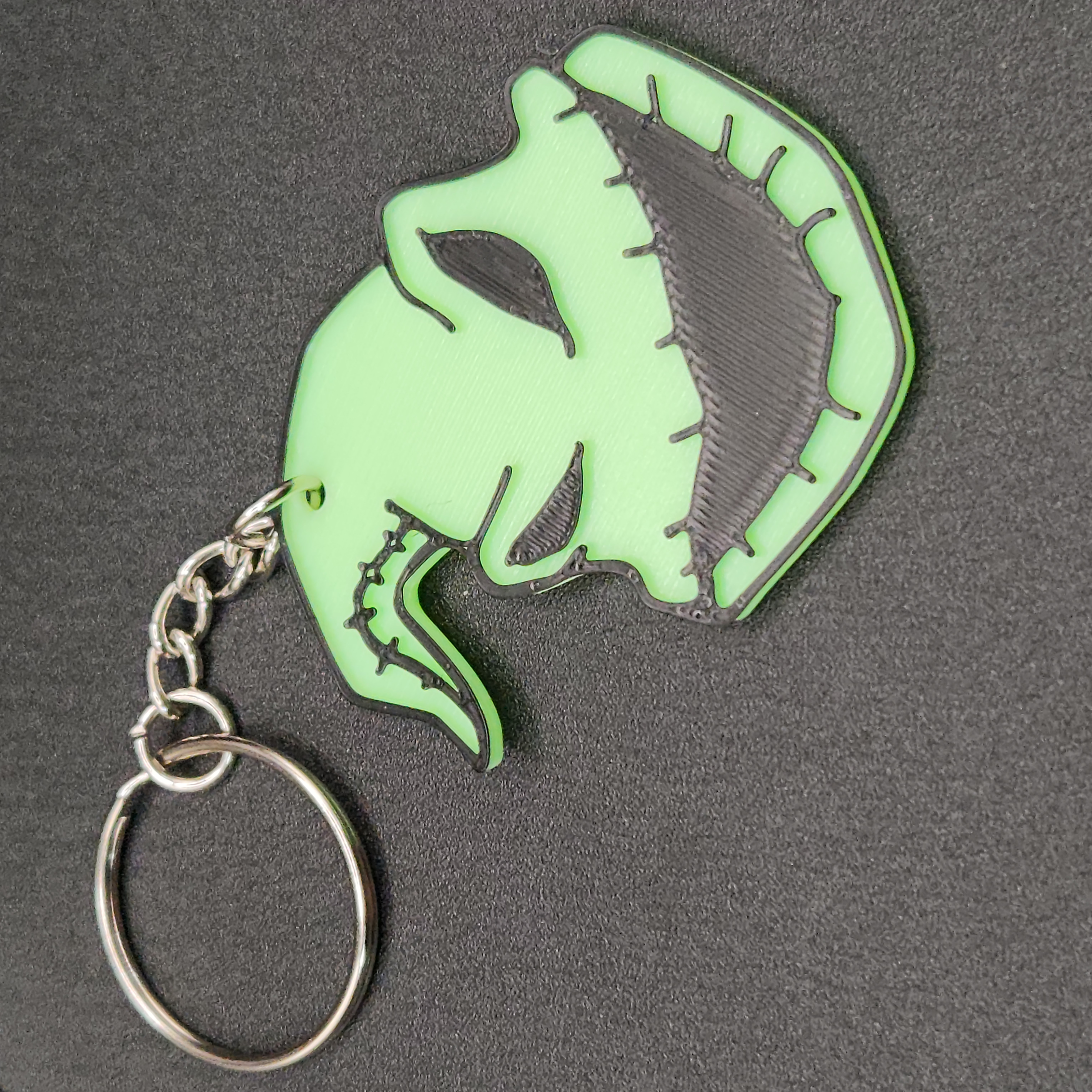 Glow-in-the-Dark Oogie Boogie Keychain