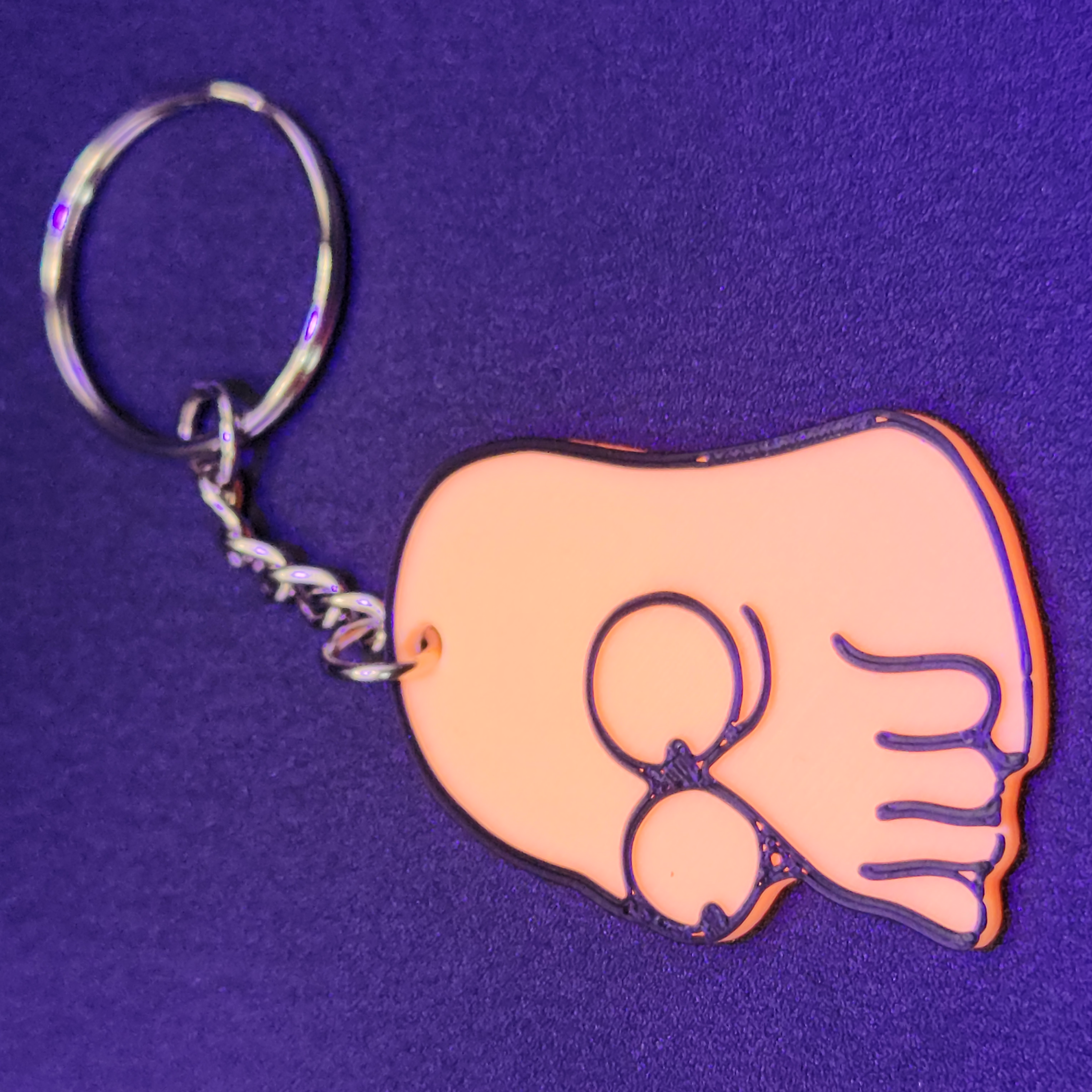 Glow-in-the-Dark Zoidberg Futurama Keychain