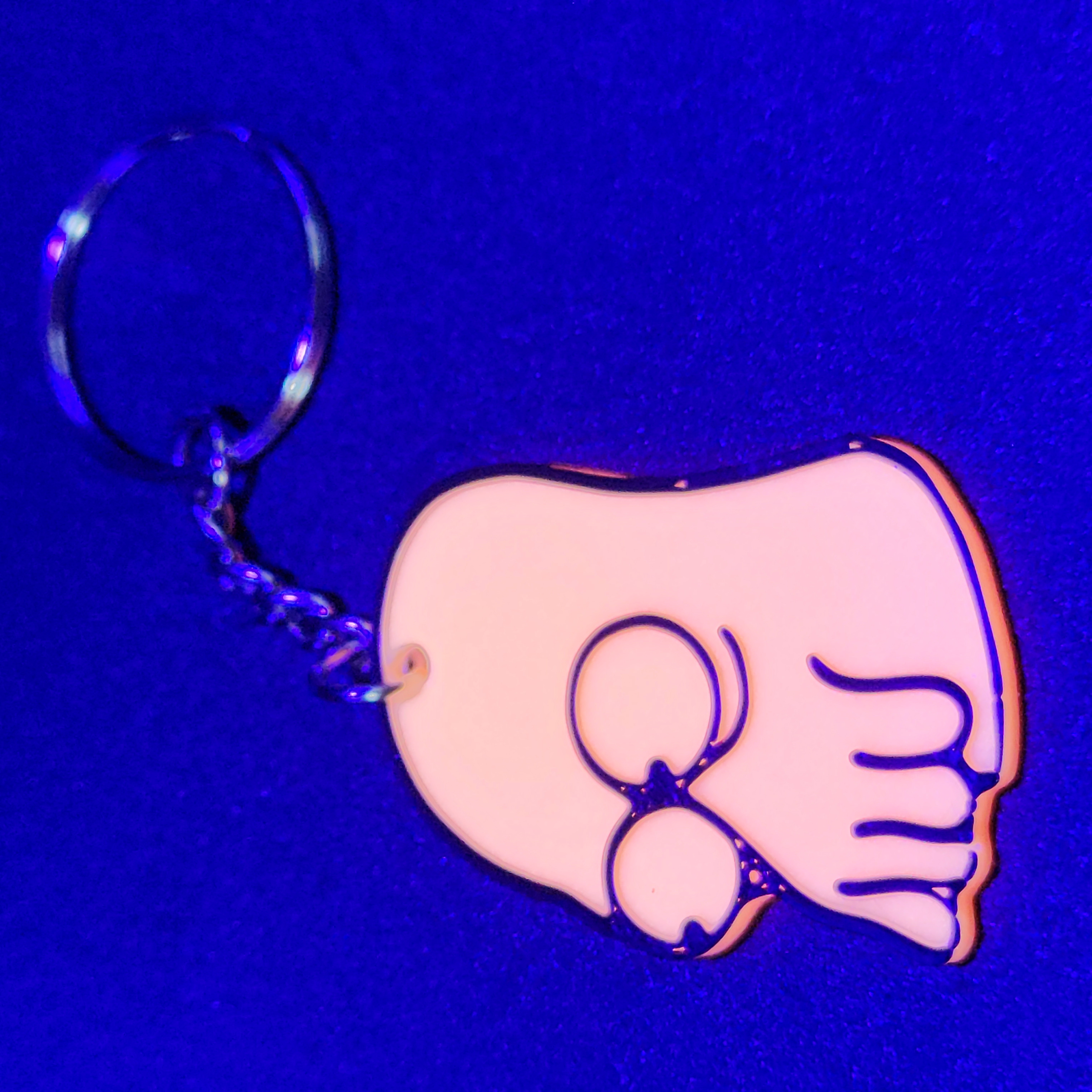Glow-in-the-Dark Zoidberg Futurama Keychain