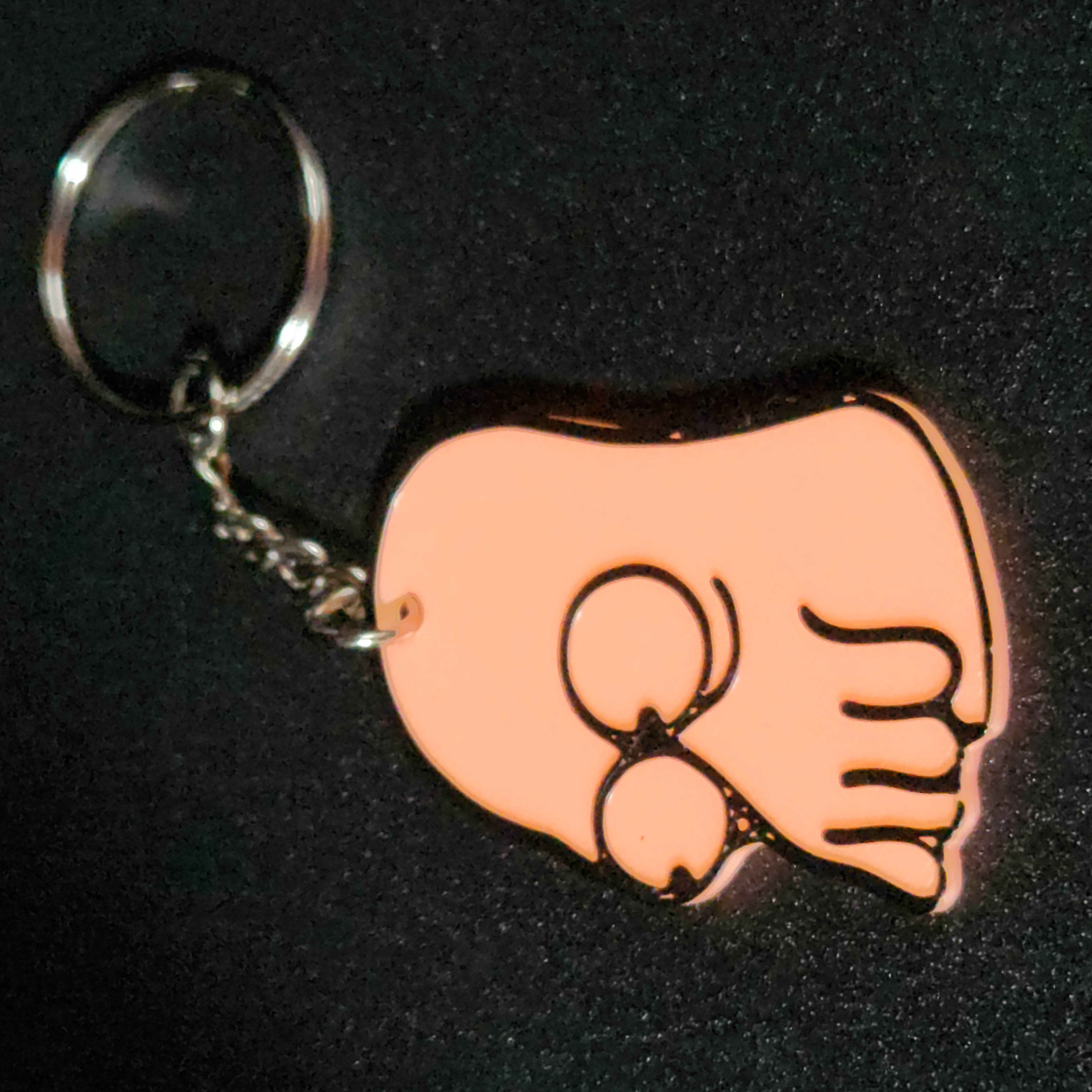 Glow-in-the-Dark Zoidberg Futurama Keychain