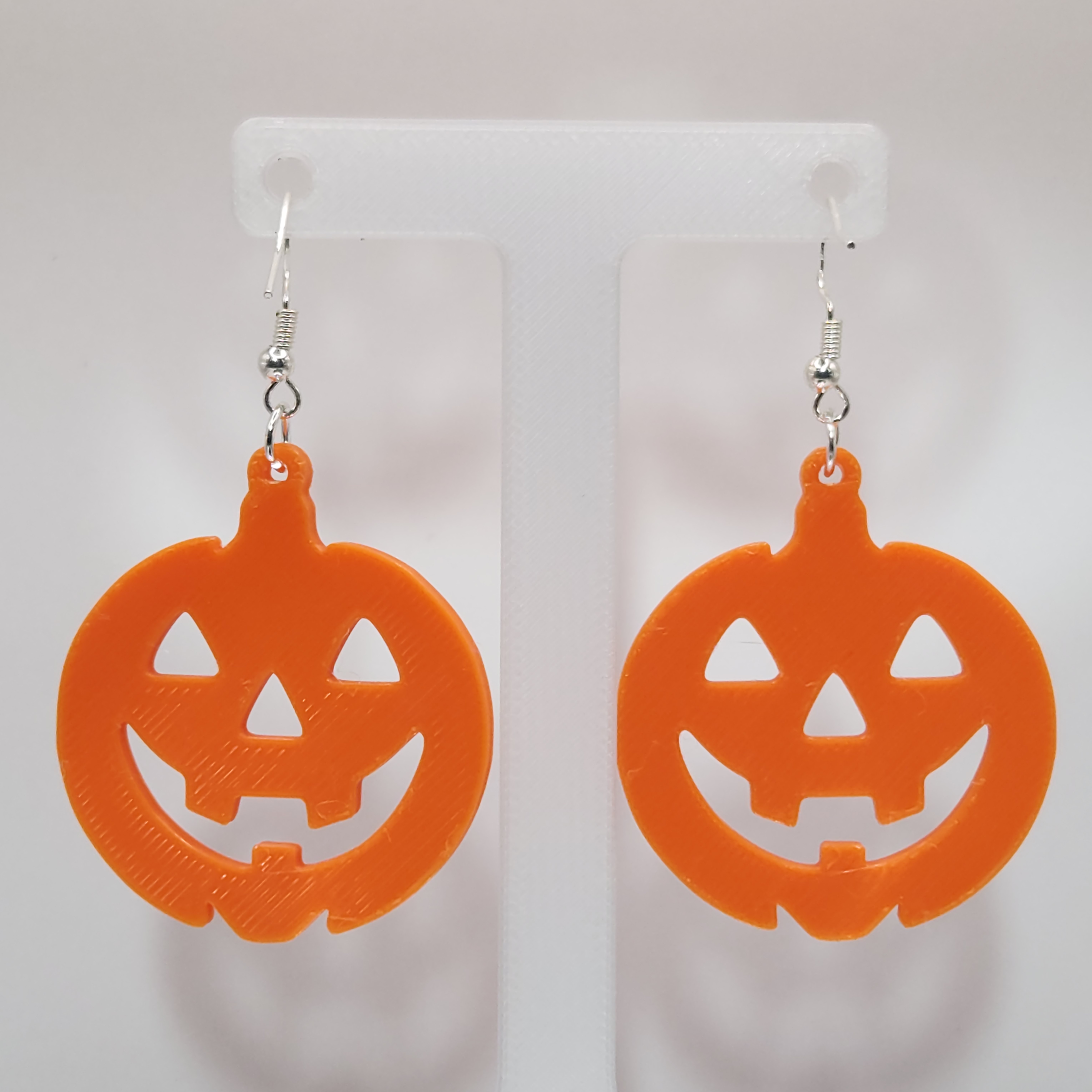 Jack-O'-Lantern Pumpkin Halloween Earrings