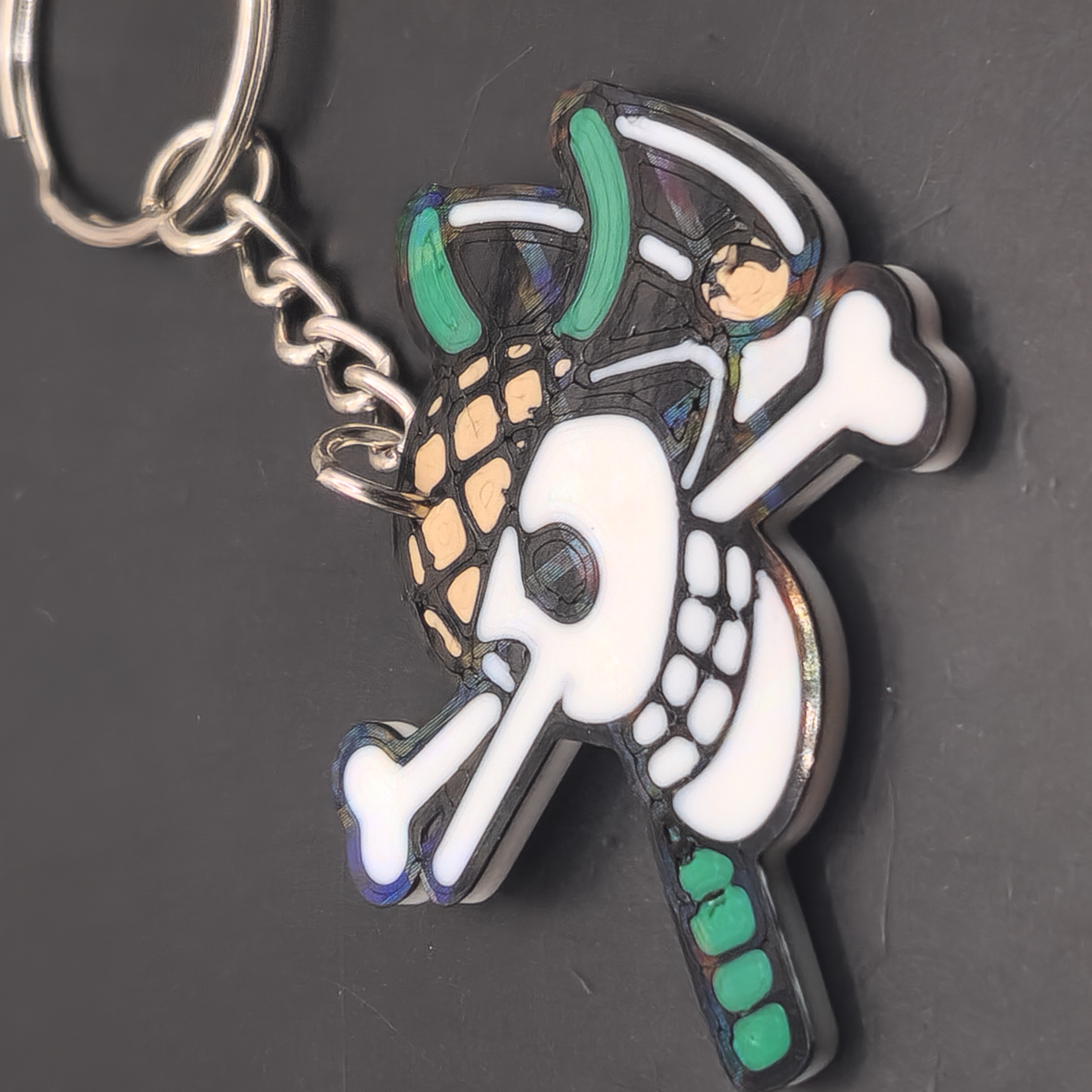 Hologram Usopp Straw Hats Sniper Keychain 3D printed Accessory