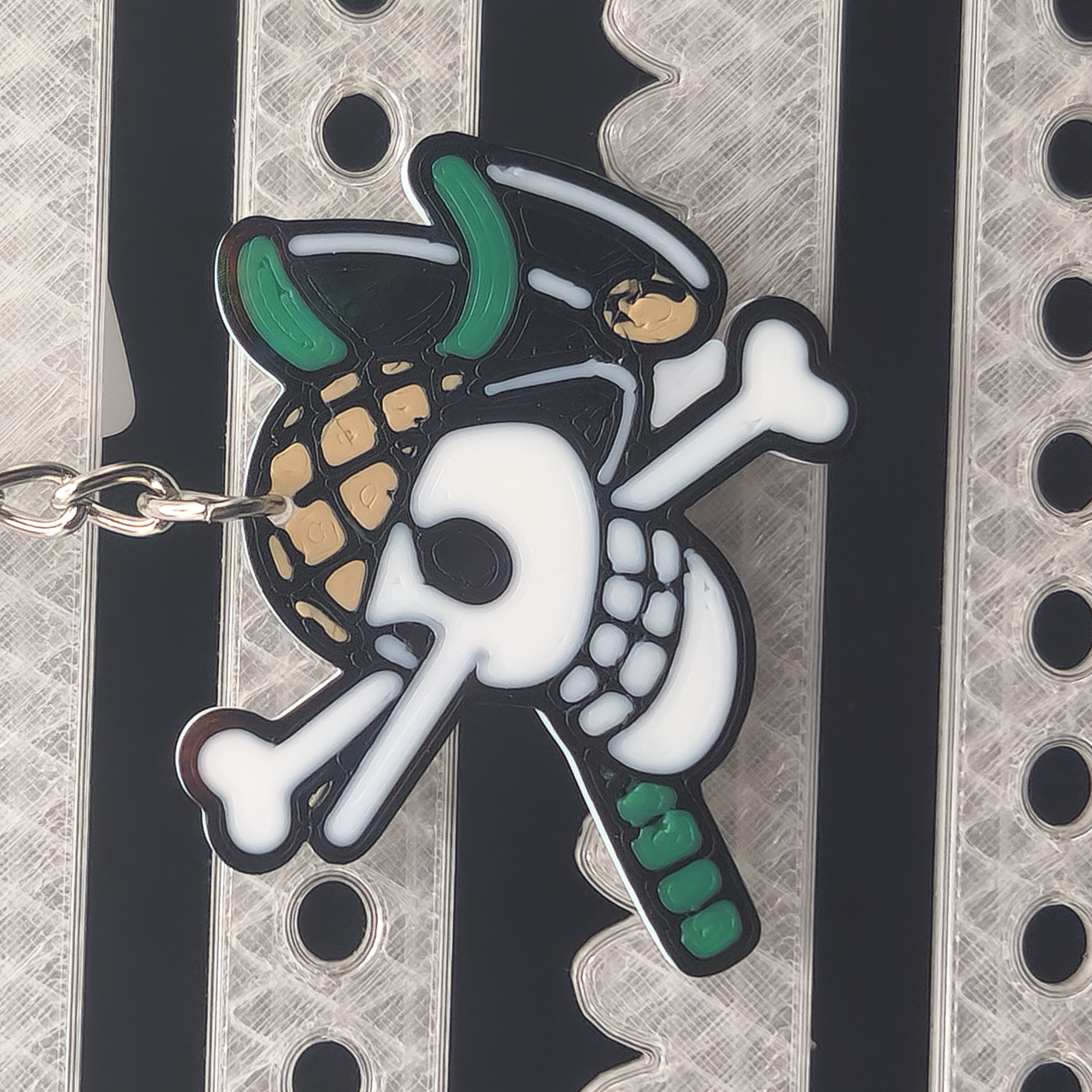 Hologram Usopp Straw Hats Sniper Keychain 3D printed Accessory