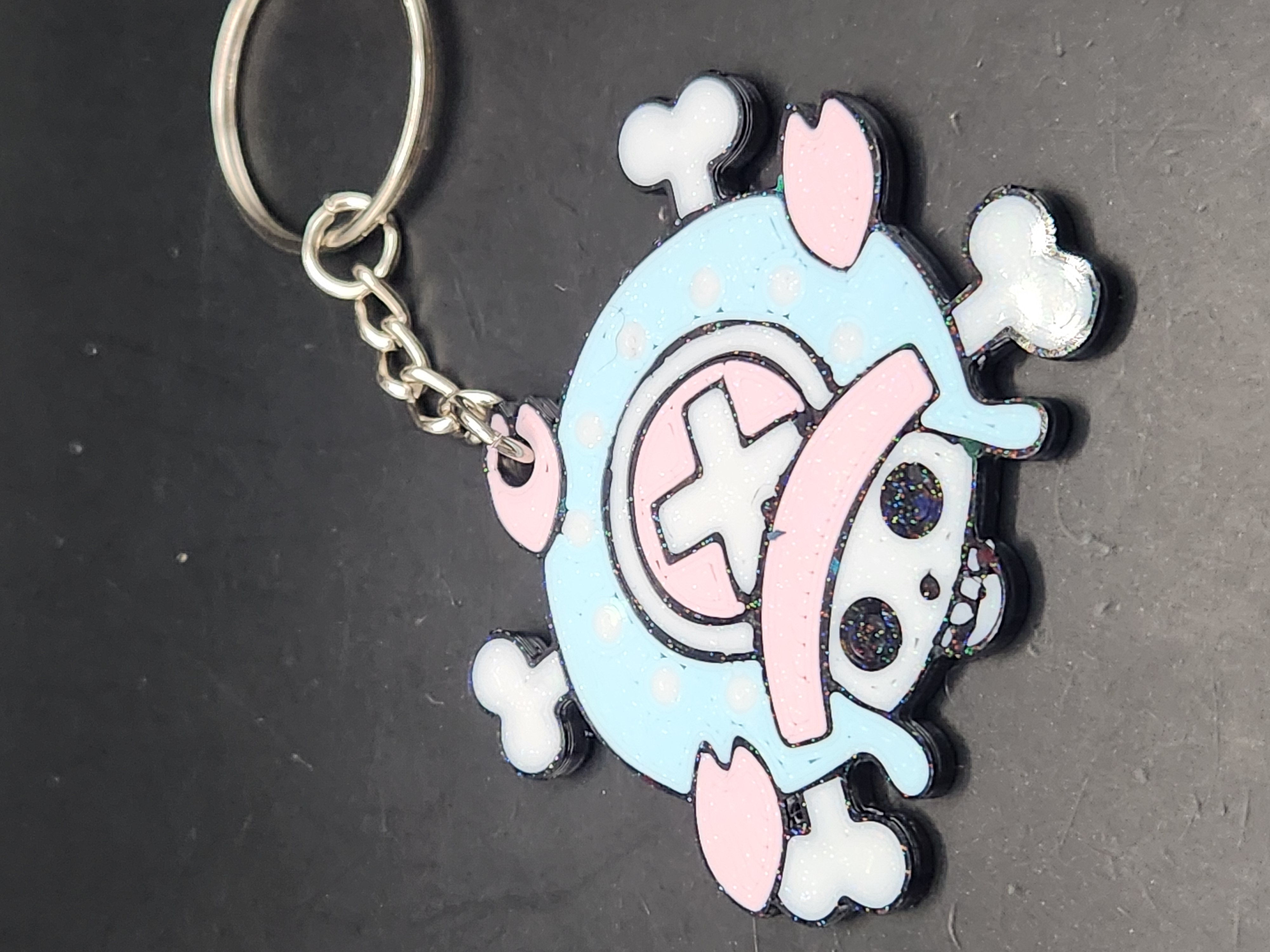 Hologram One Piece Chopper Keychain 3D Printed Accessory