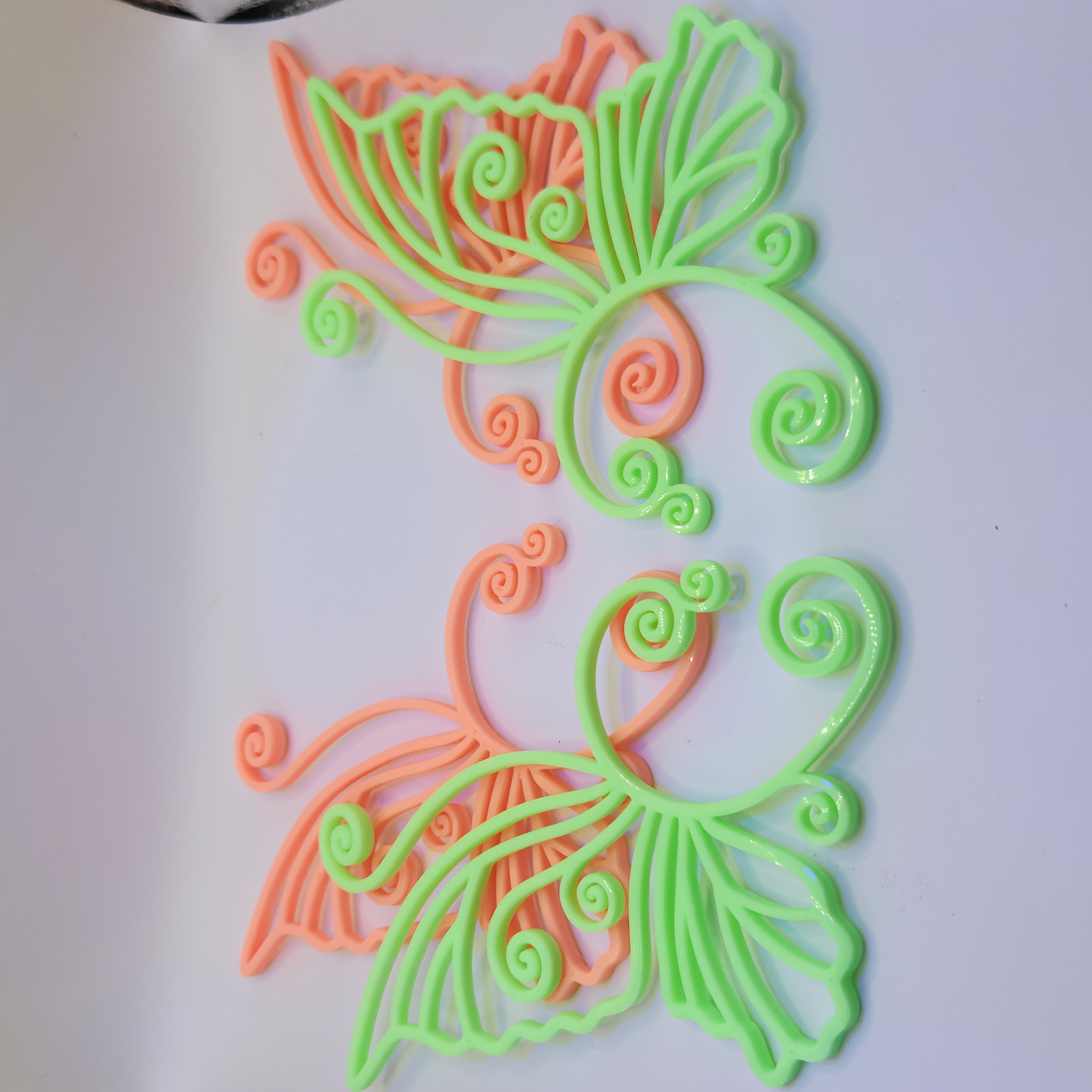 Glow-in-the-dark, Hologram Butterfly Ear Cuffs, Ear Wraps