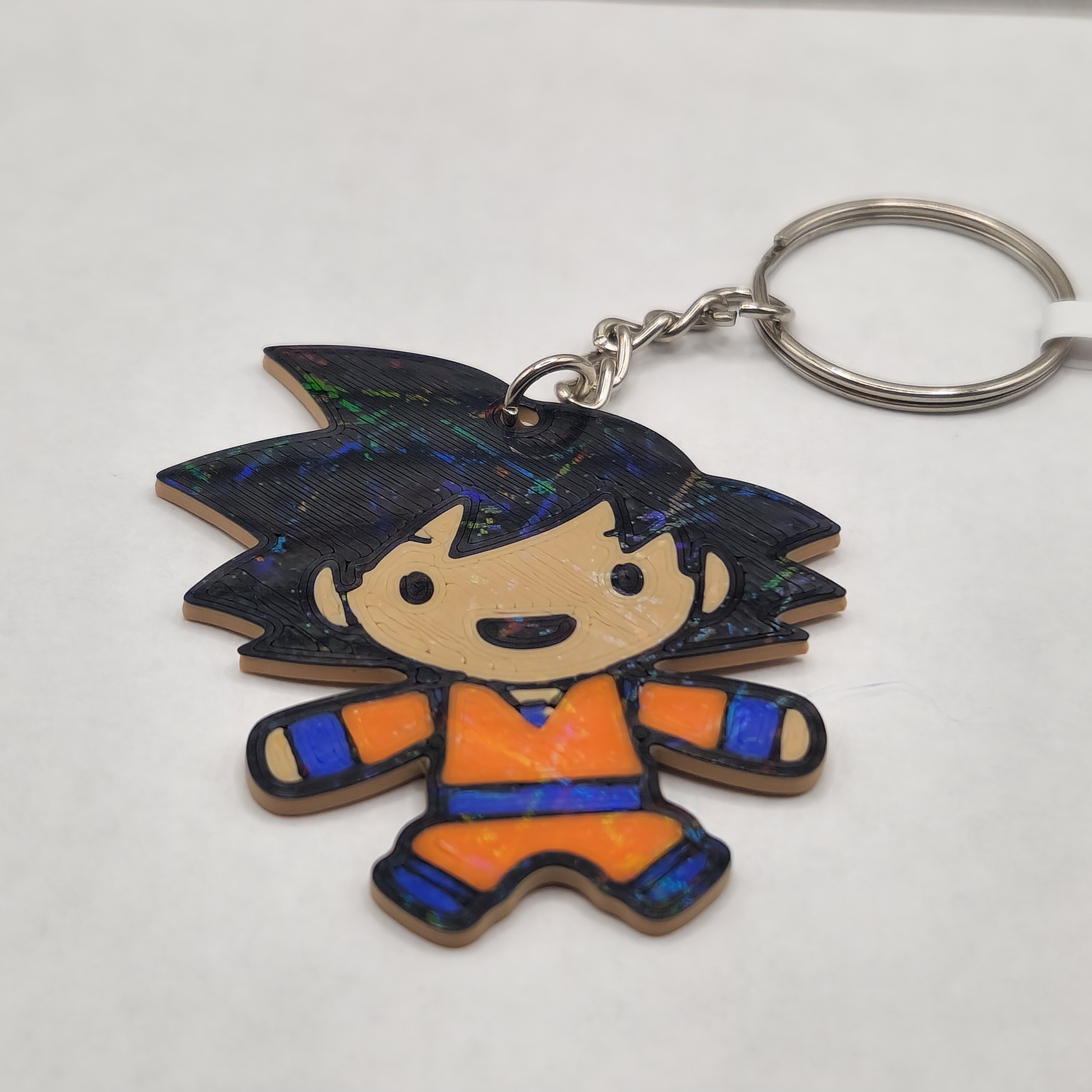 Chibi Goku Dragonball Anime Keychain Bag Charm 3D Printed Accessory 