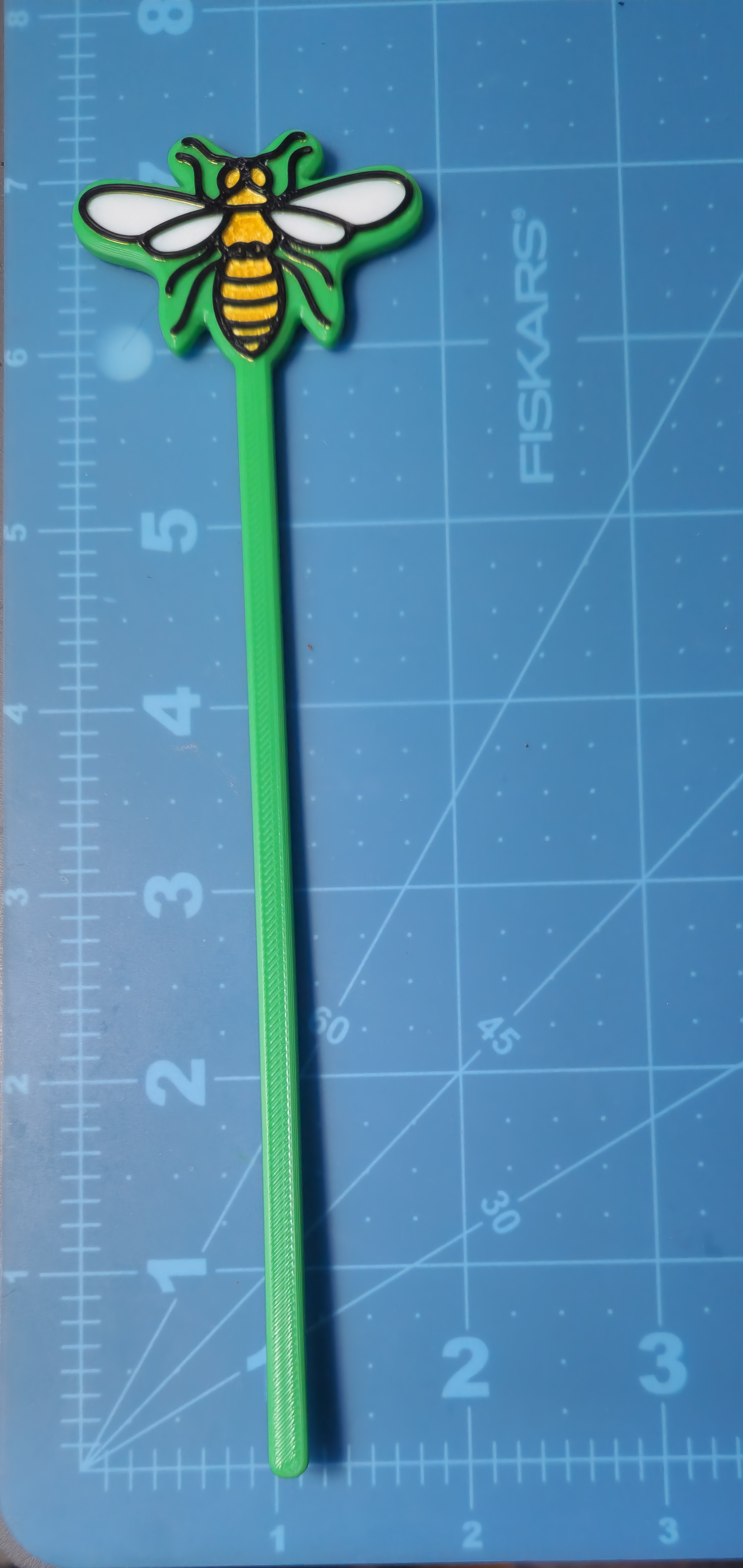 Hologram Bee and Honeycomb Hair Stick 3D Printed Accessories