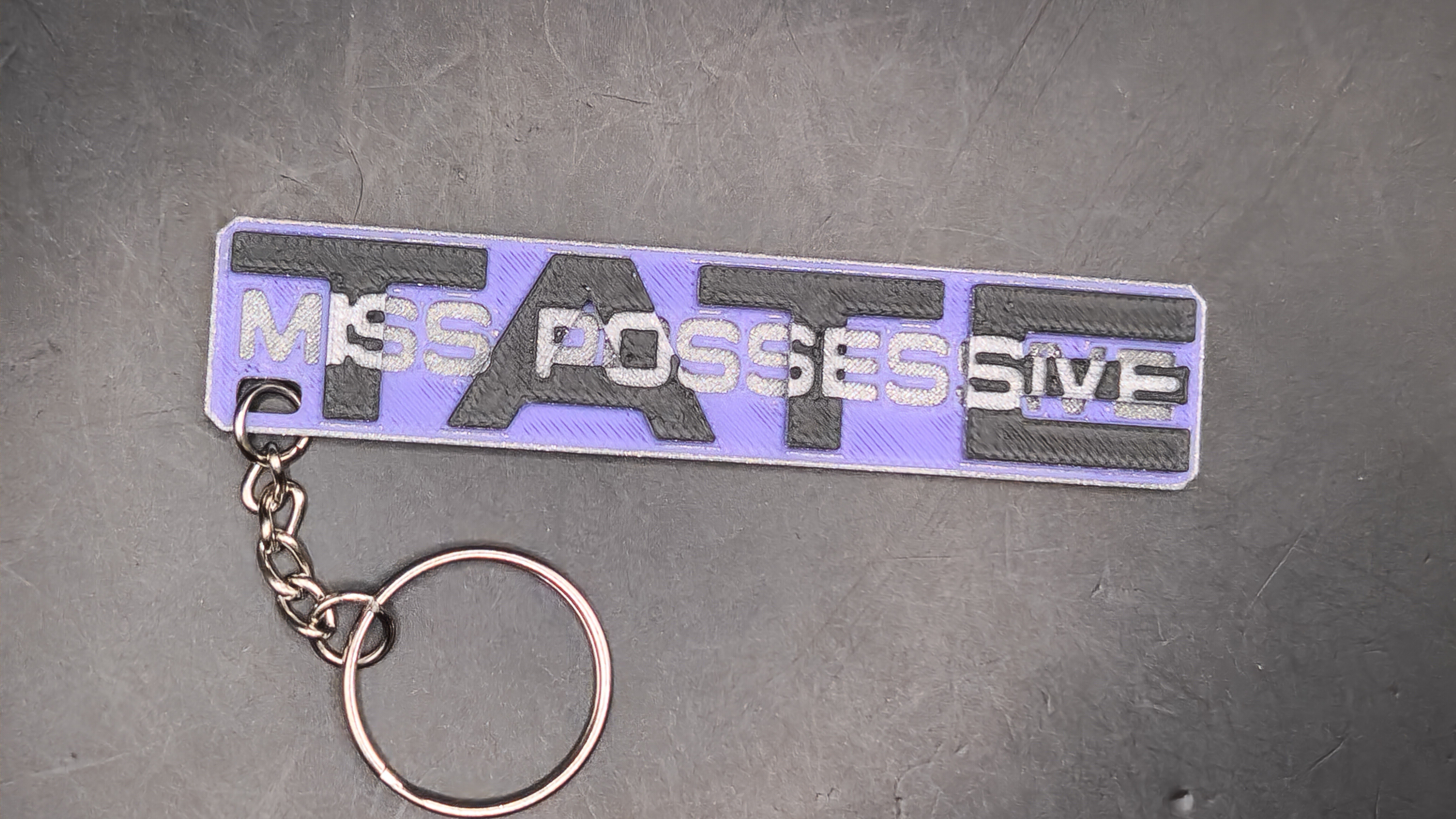 Tate McRae Miss Possessive Keychain 3D Printed Accessory