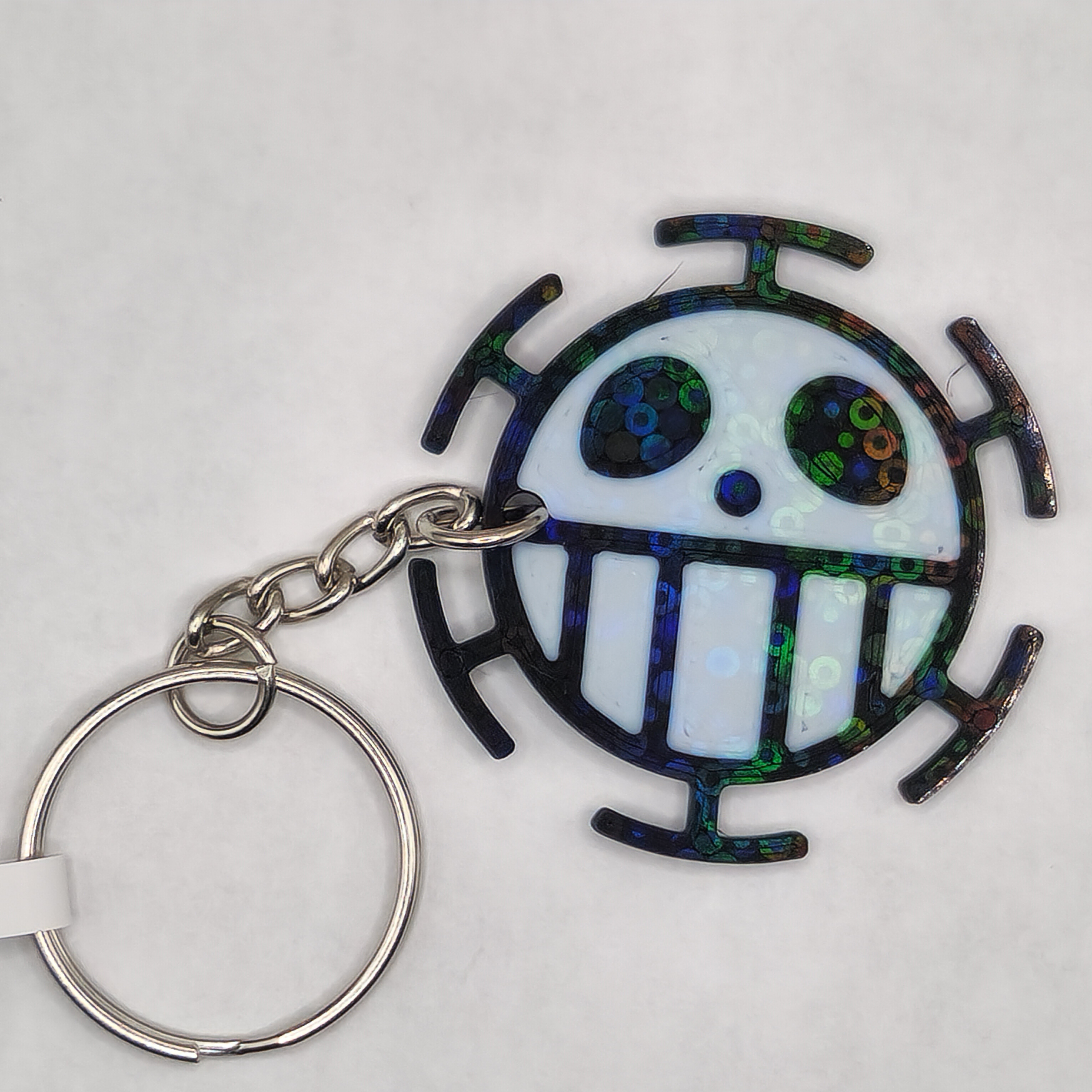 Trafalgar Law Jolly Roger One Piece Keychain Bag Charm 3D Printed Accessory