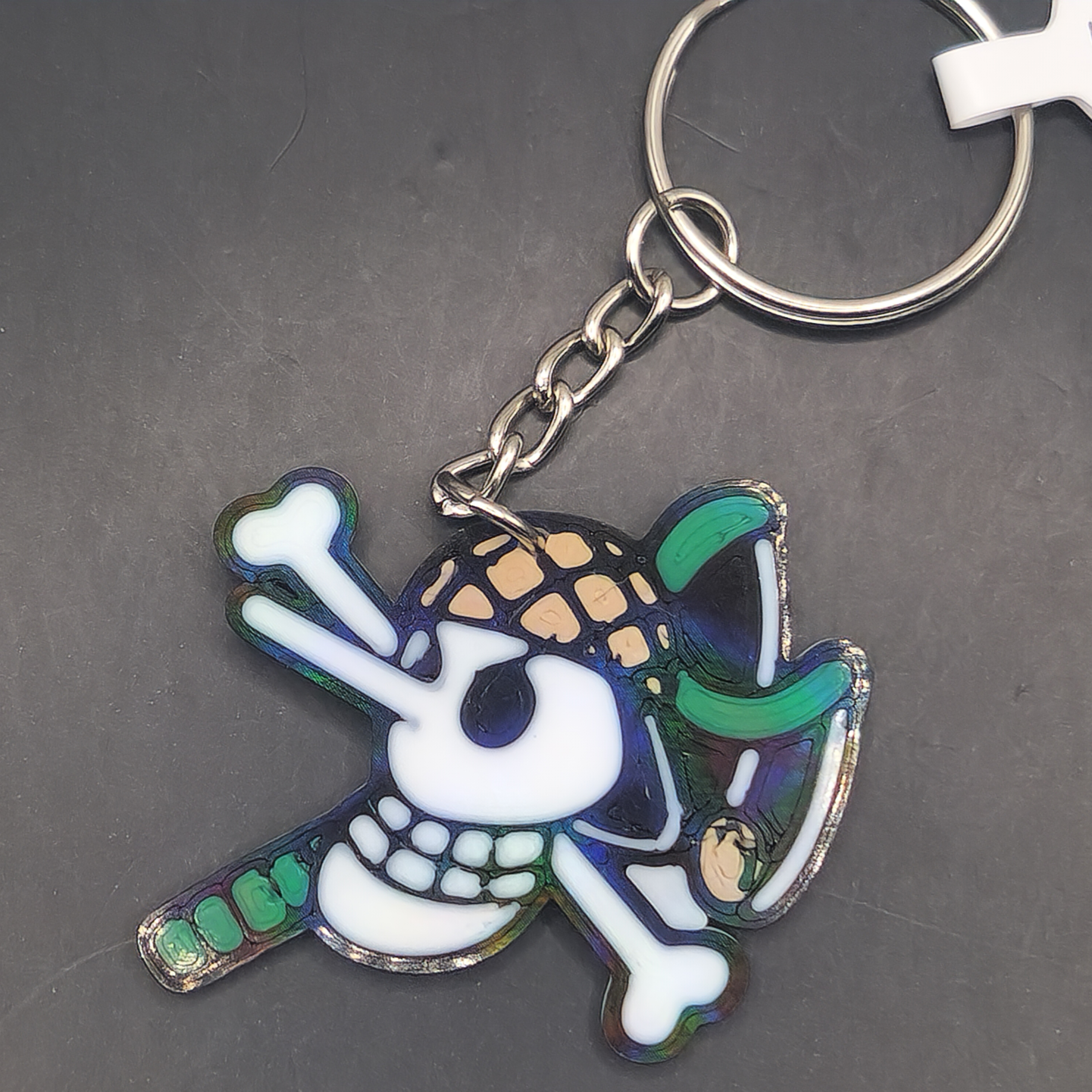 Hologram Usopp Straw Hats Sniper Keychain 3D printed Accessory