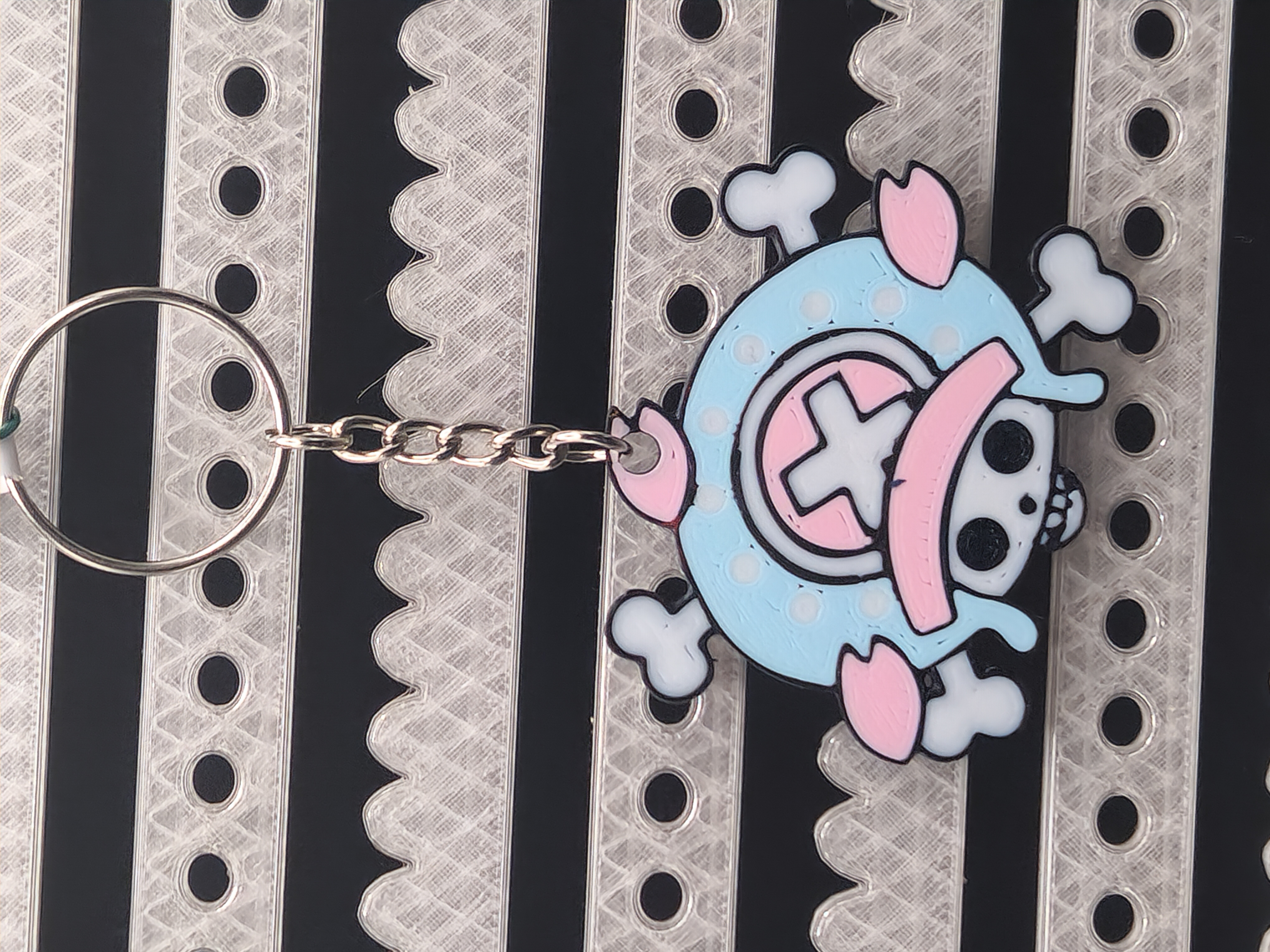Hologram One Piece Chopper Keychain 3D Printed Accessory