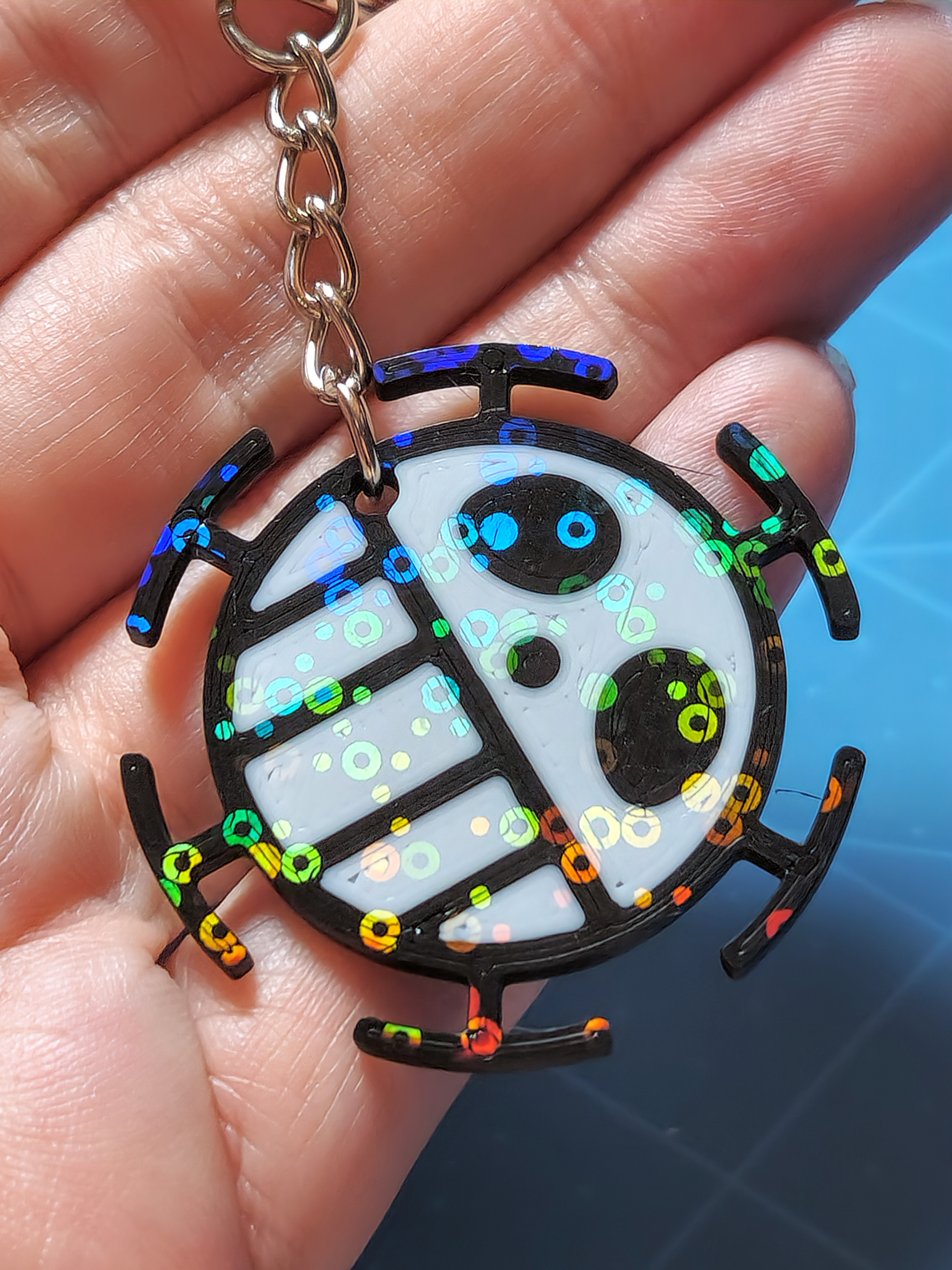 Trafalgar Law Jolly Roger One Piece Keychain Bag Charm 3D Printed Accessory