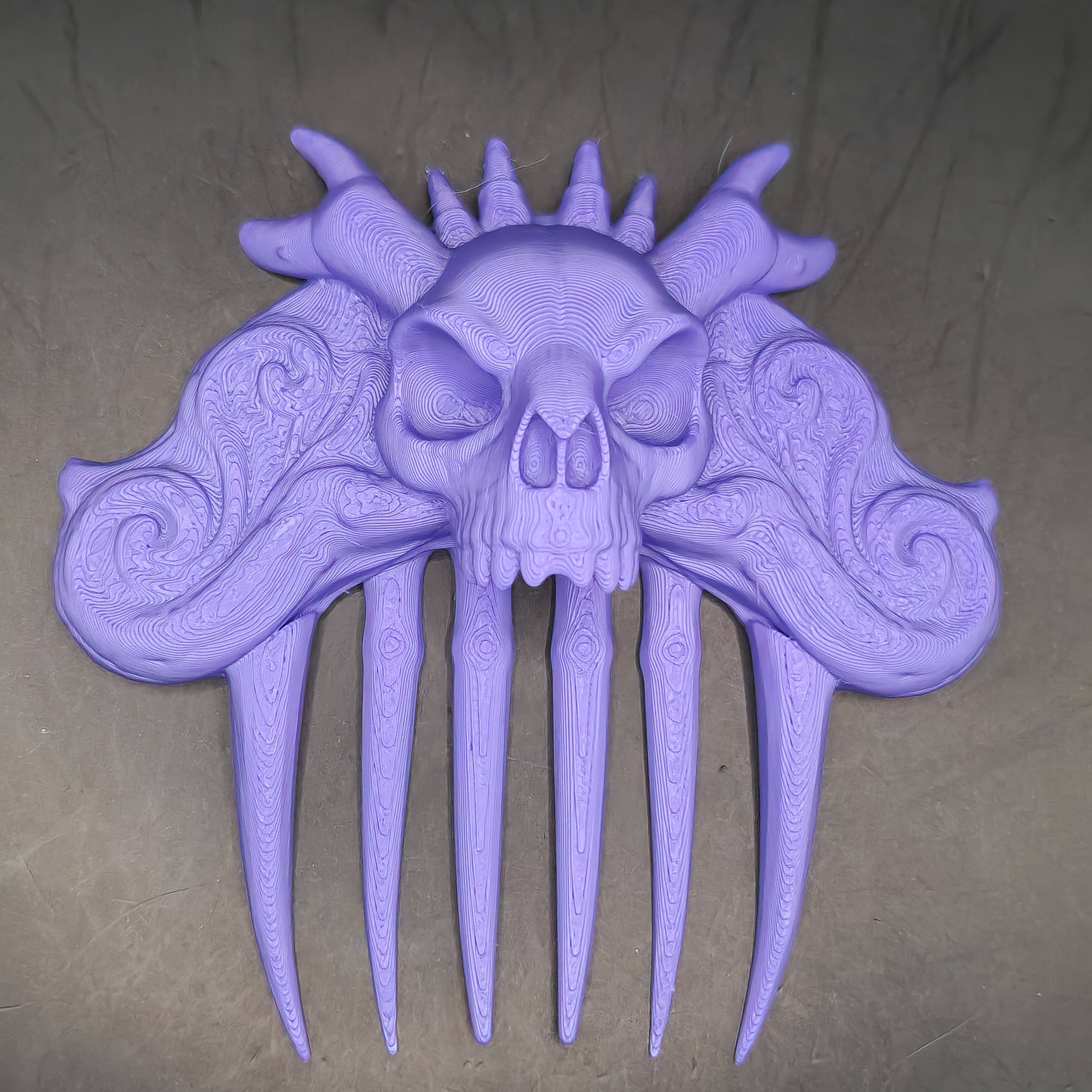 Dragon Demon Skull Halloween Hair Comb