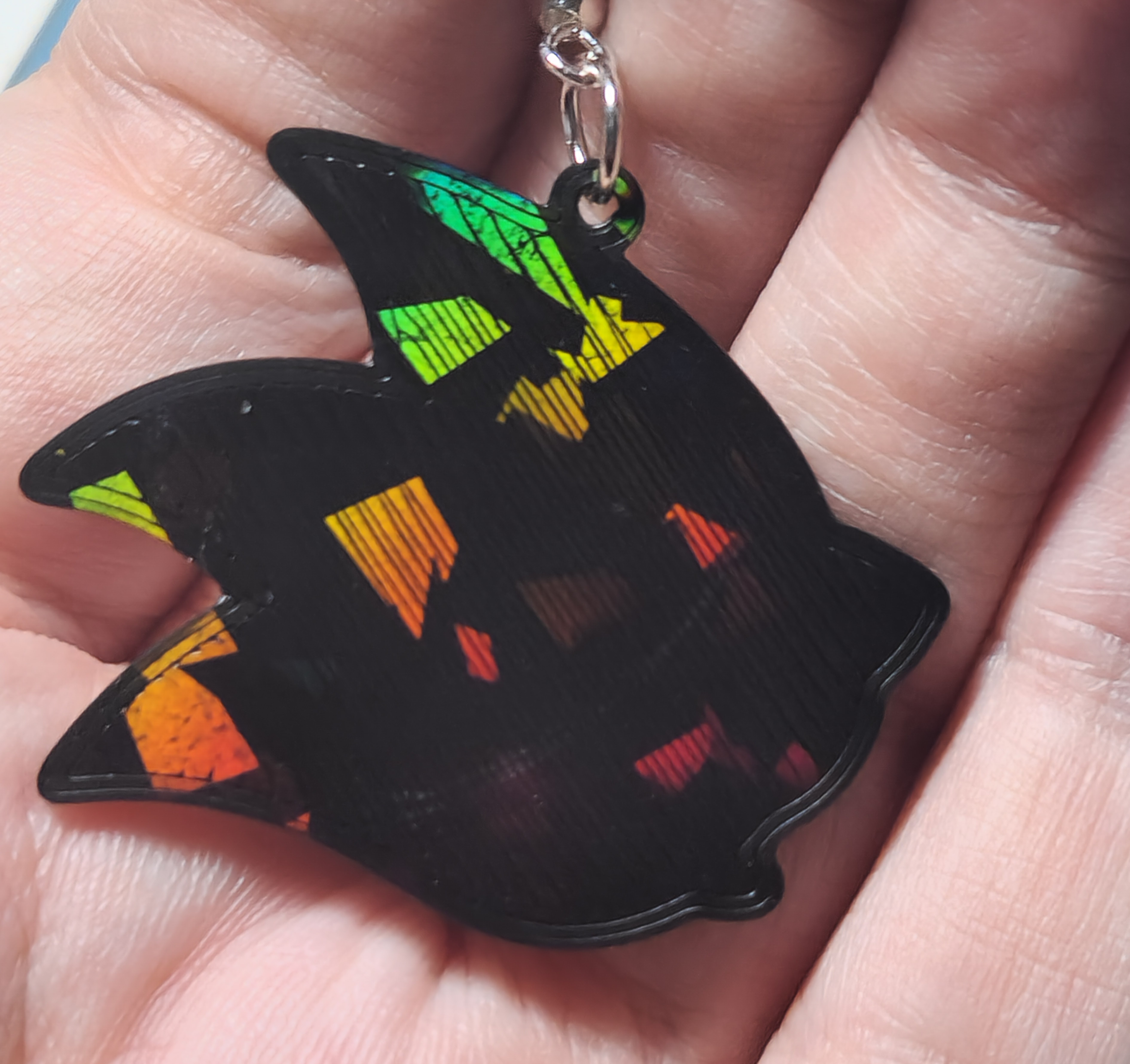 Hologram Sonic the Hedgehog Earrings 3D Printed Cartoon Video Game Jewelry Accessory