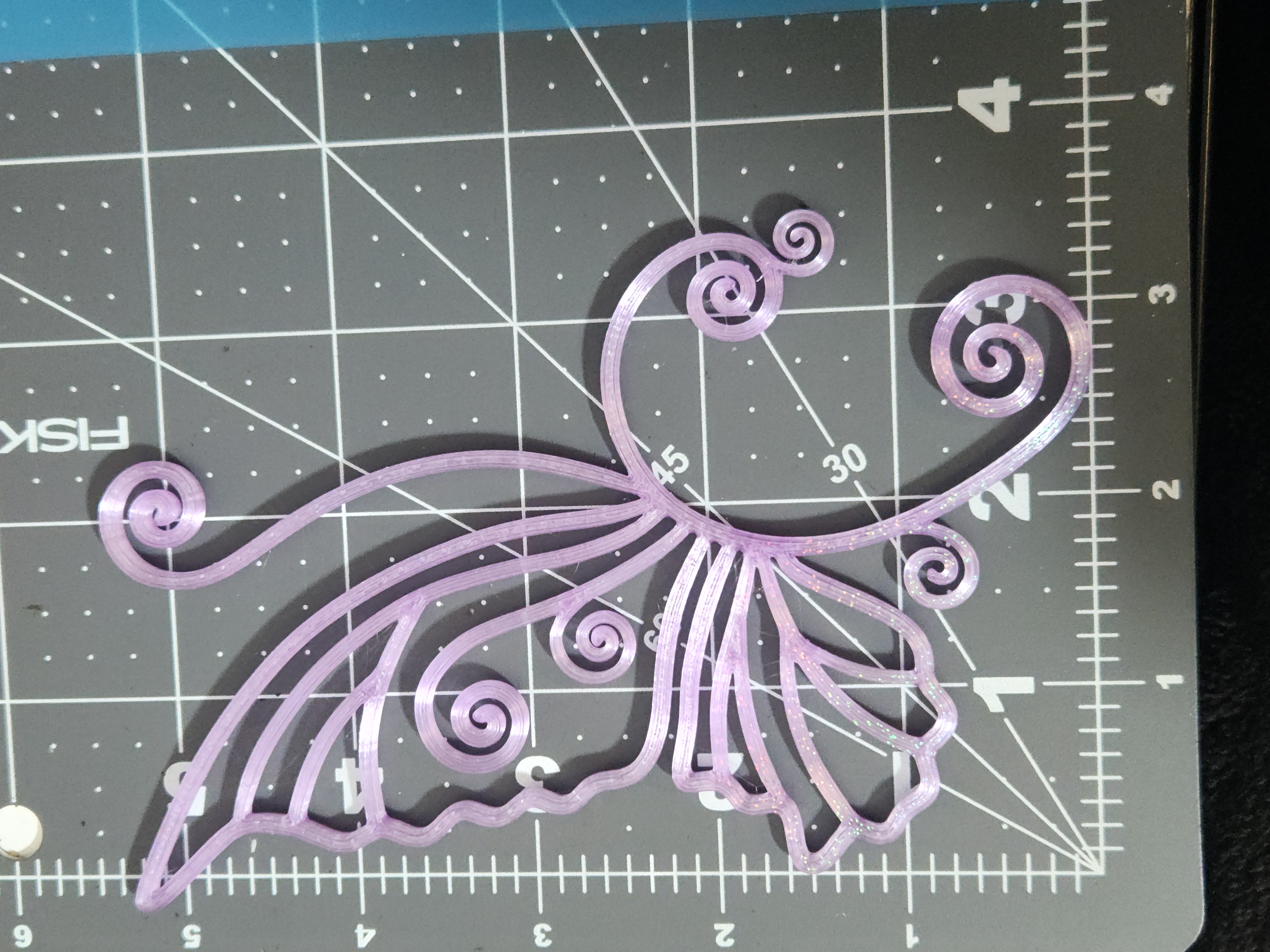 Decorative Butterfly Wings Ear Cuffs 3D Printed with Holograms