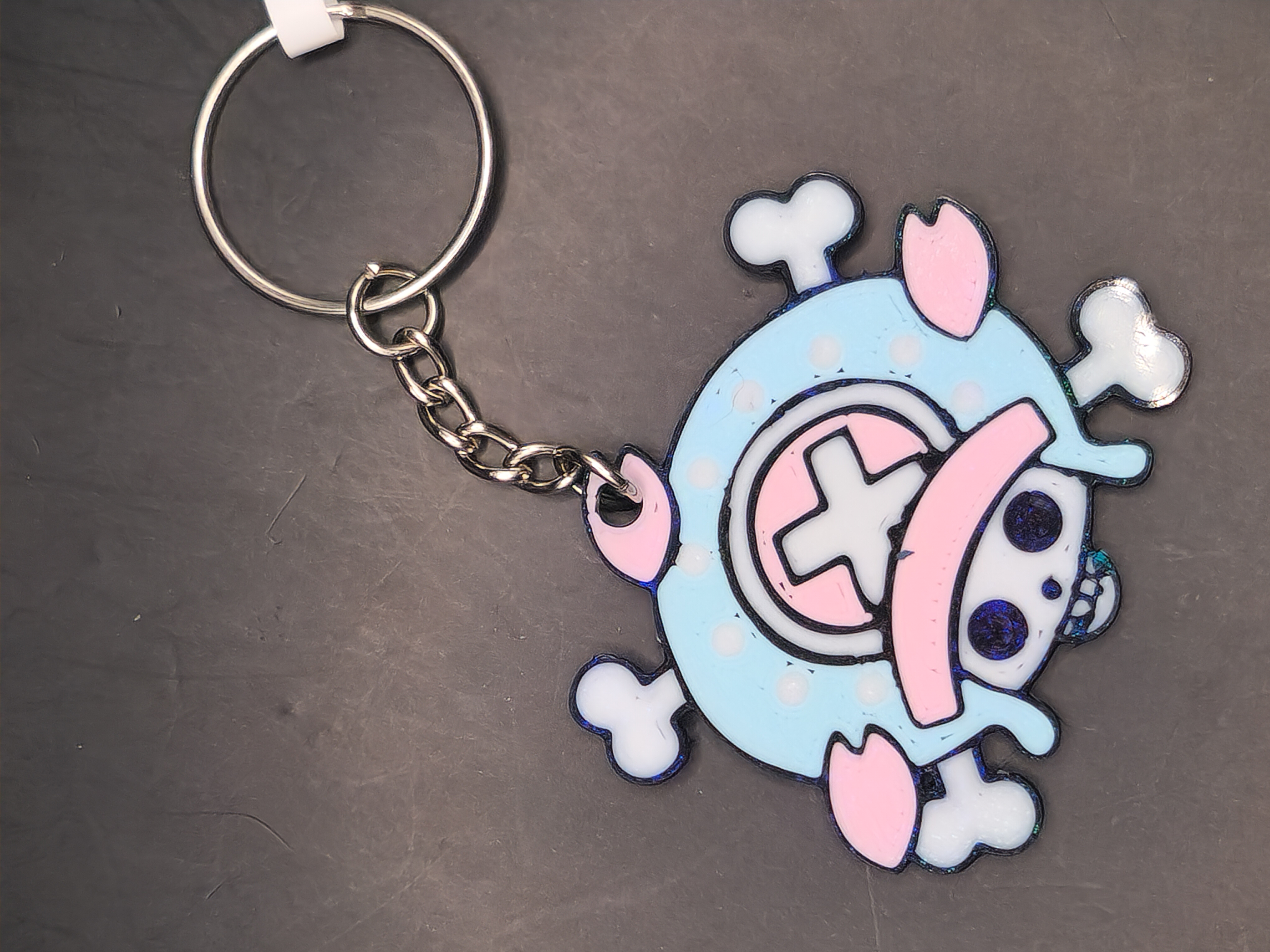 Hologram One Piece Chopper Keychain 3D Printed Accessory