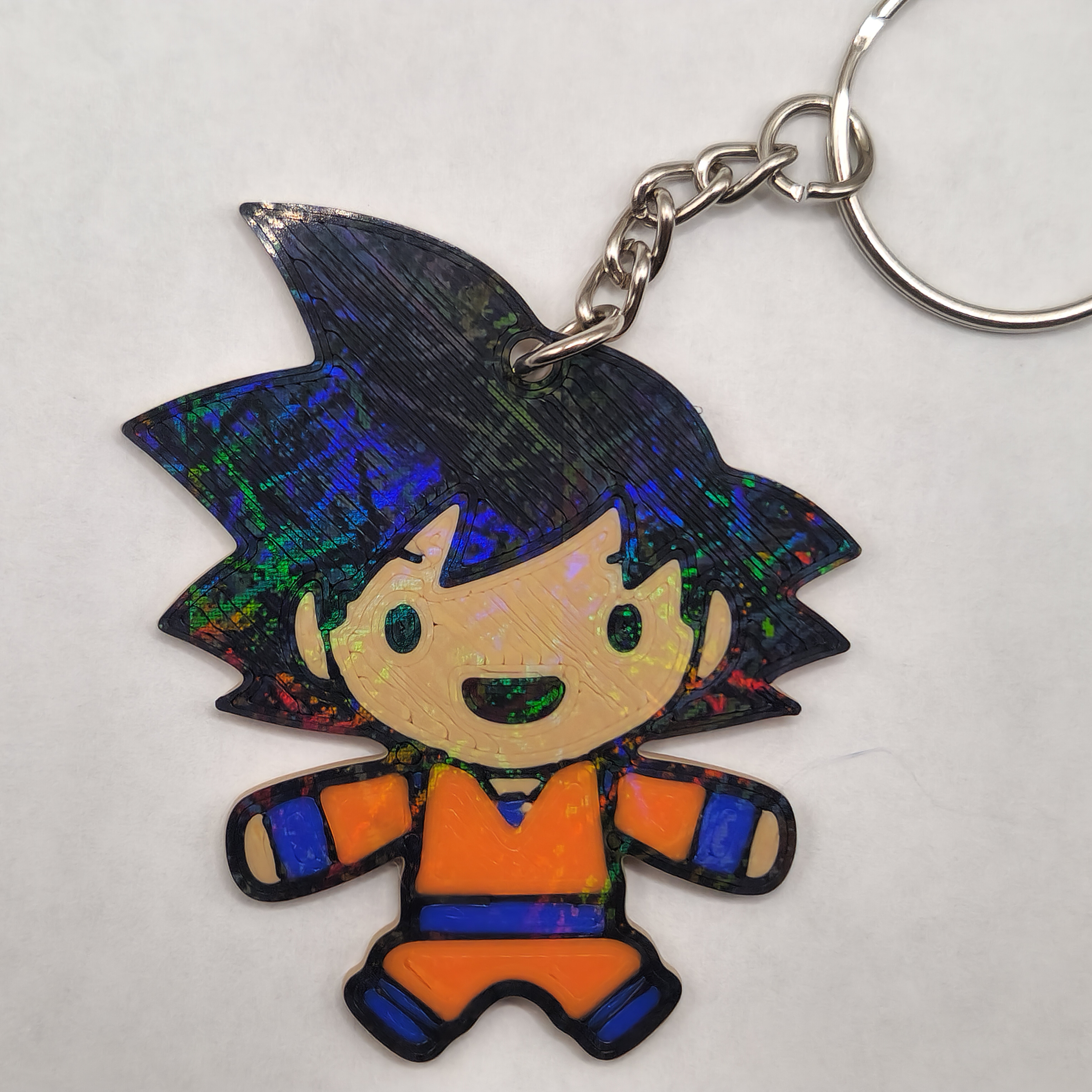 Chibi Goku Dragonball Anime Keychain Bag Charm 3D Printed Accessory 