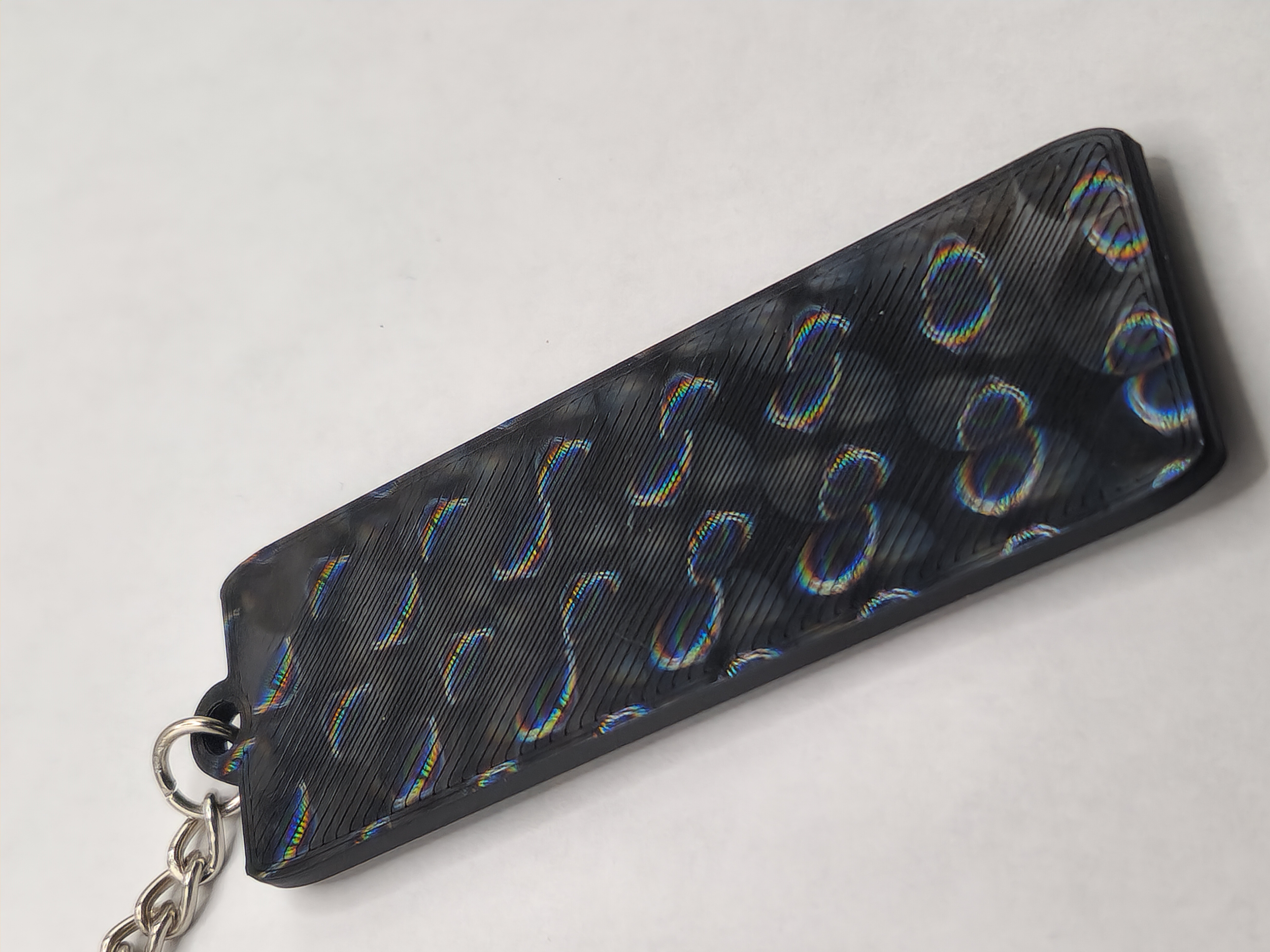 One Piece Name Logo Keychain