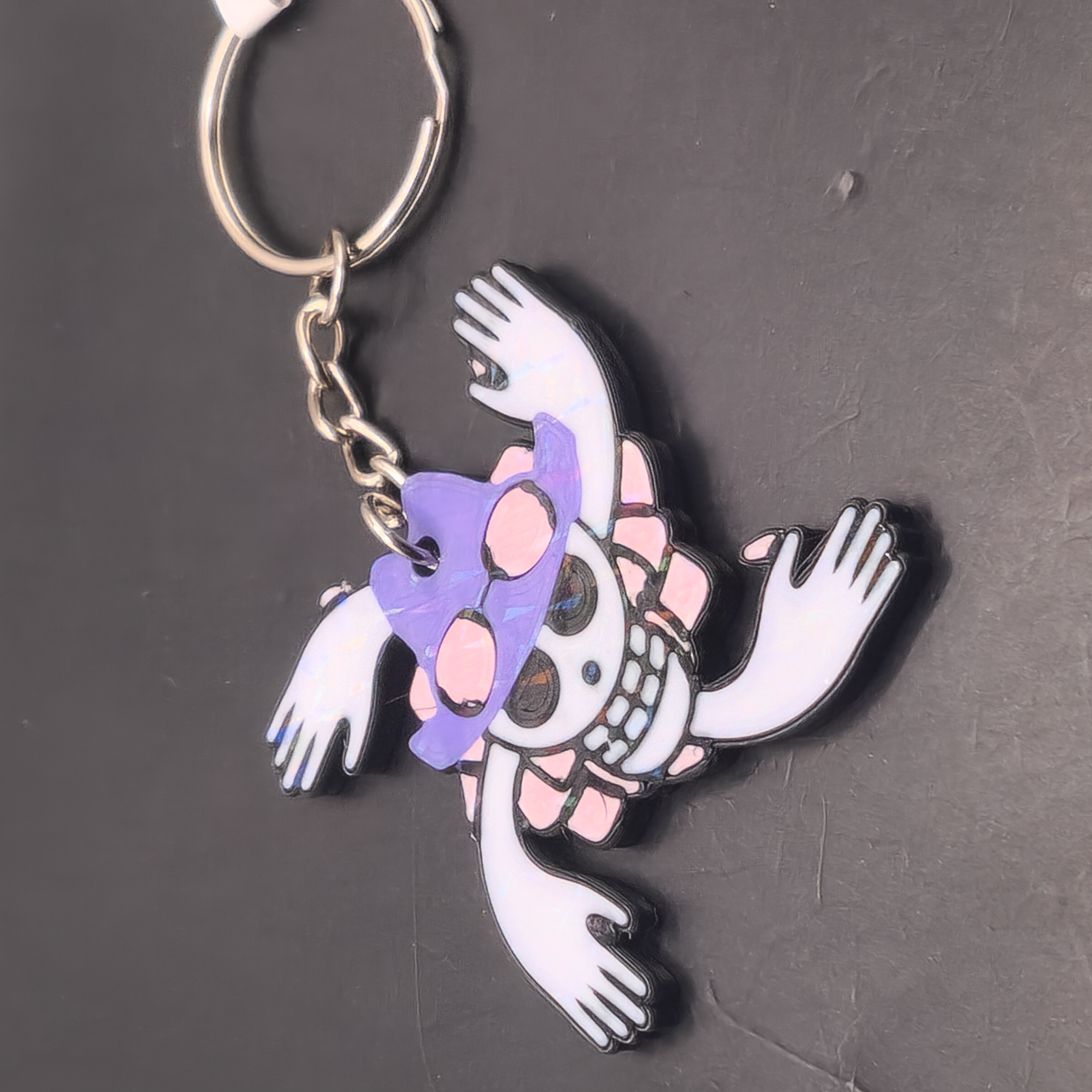 Hologram Nico Robin Demon Child Jolly Roger Keychain 3d Printed Anime Accessory