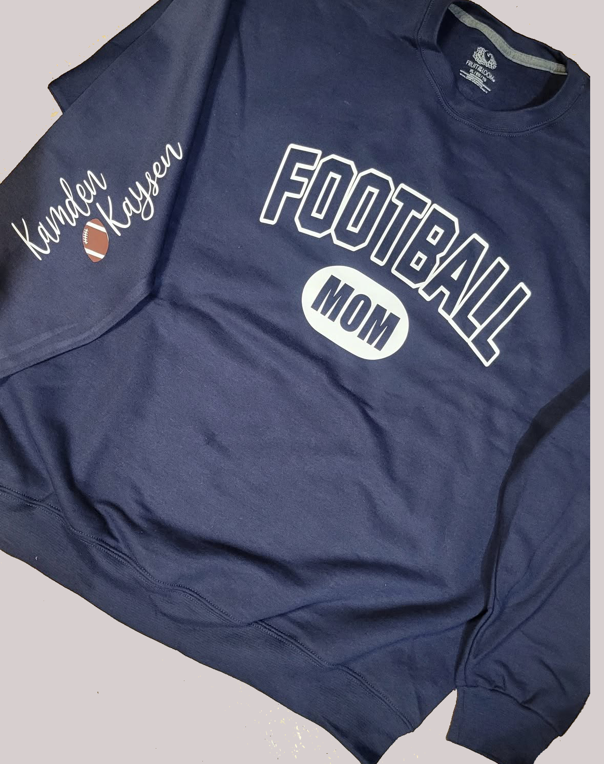  Football MOM crewneck sweatshirt