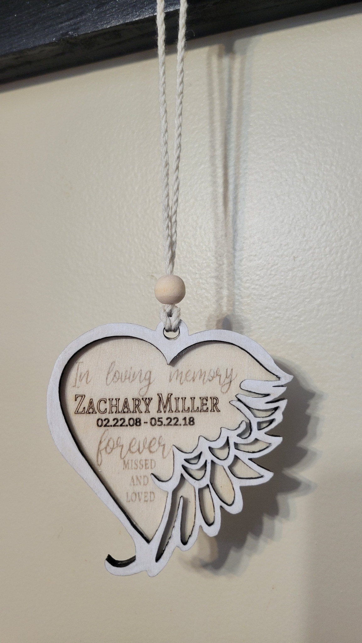 In memory of ornament 