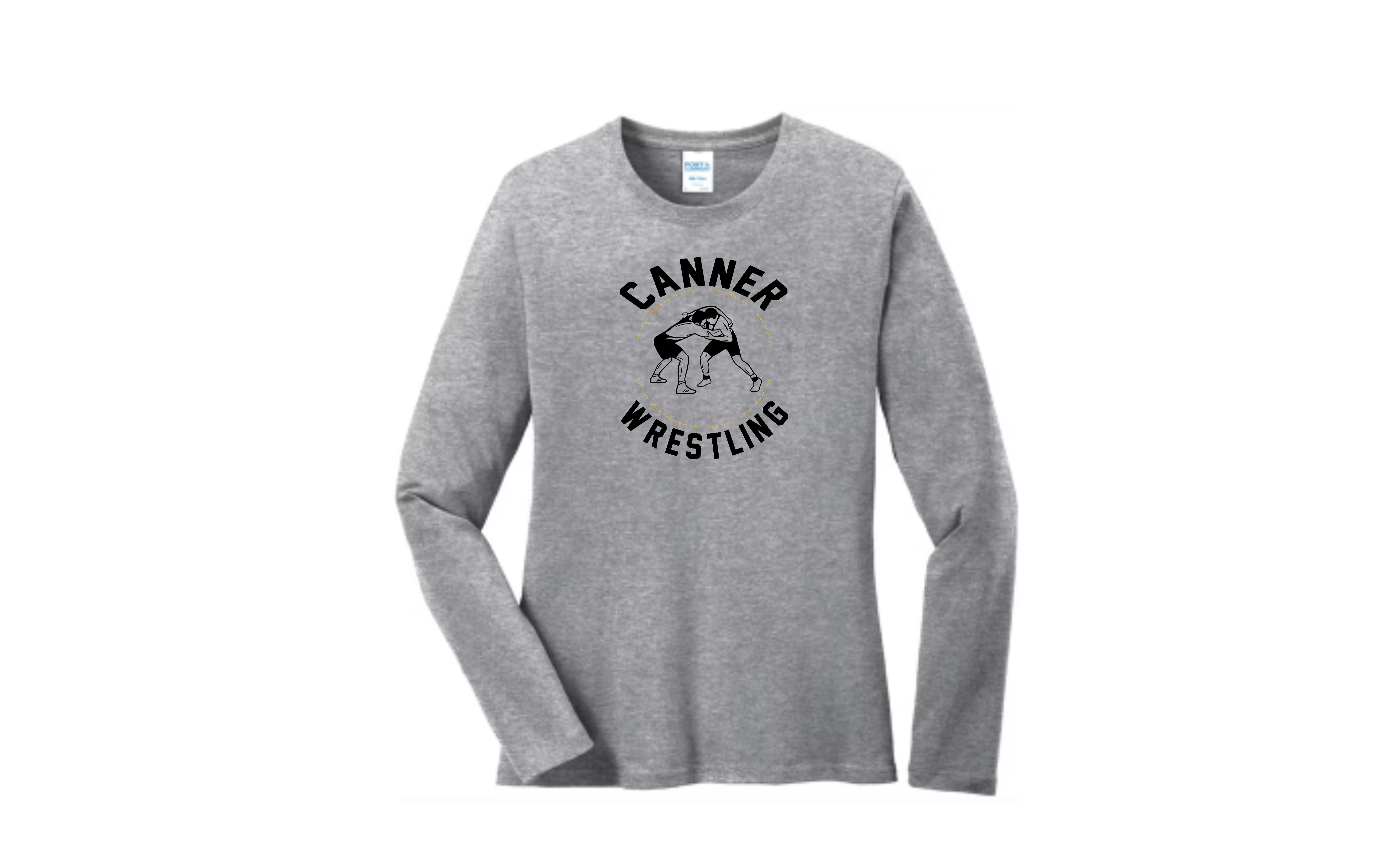 Canner Wrestling womens cut long sleeve tee