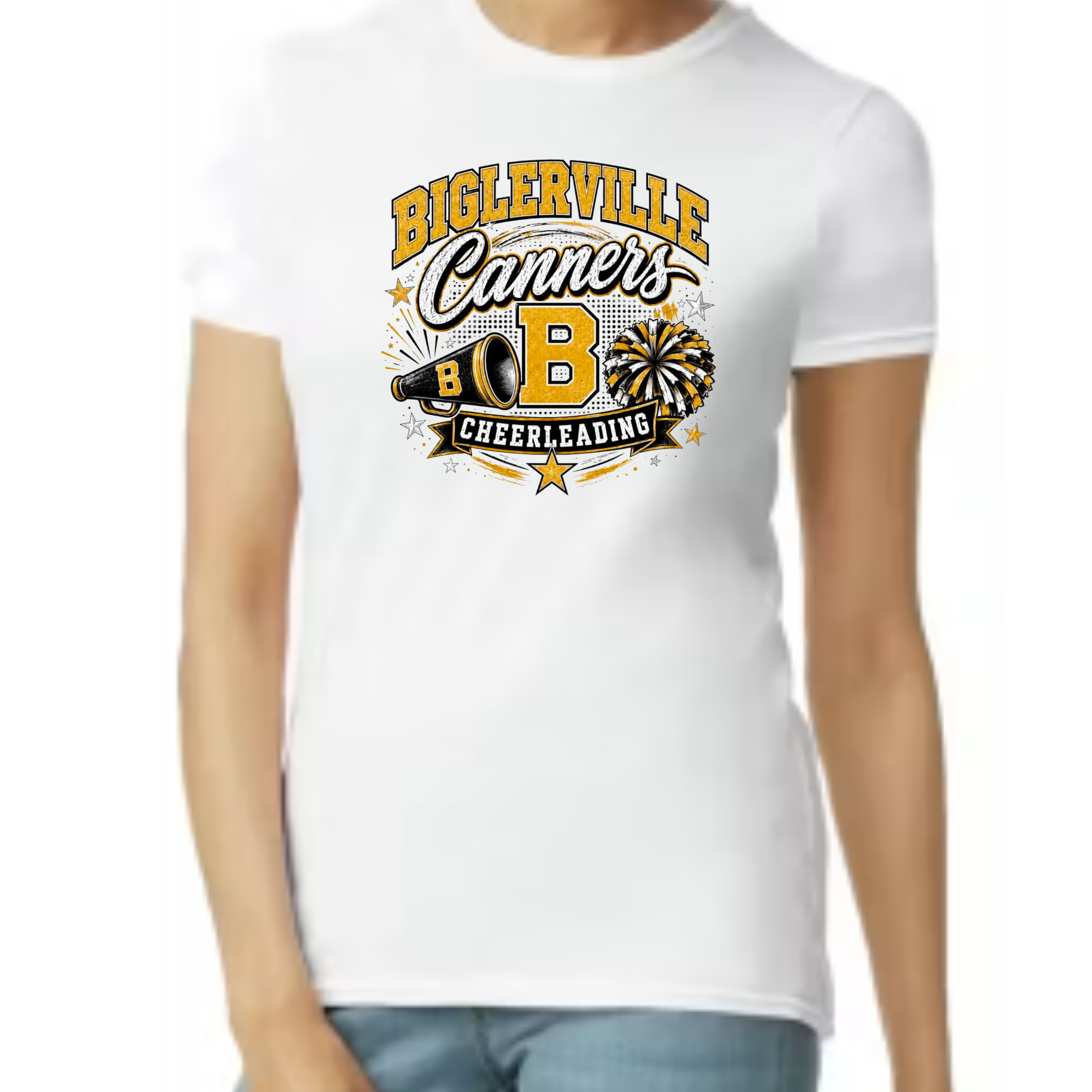 Biglerville Canners Cheerleading Ladies Cut Tee