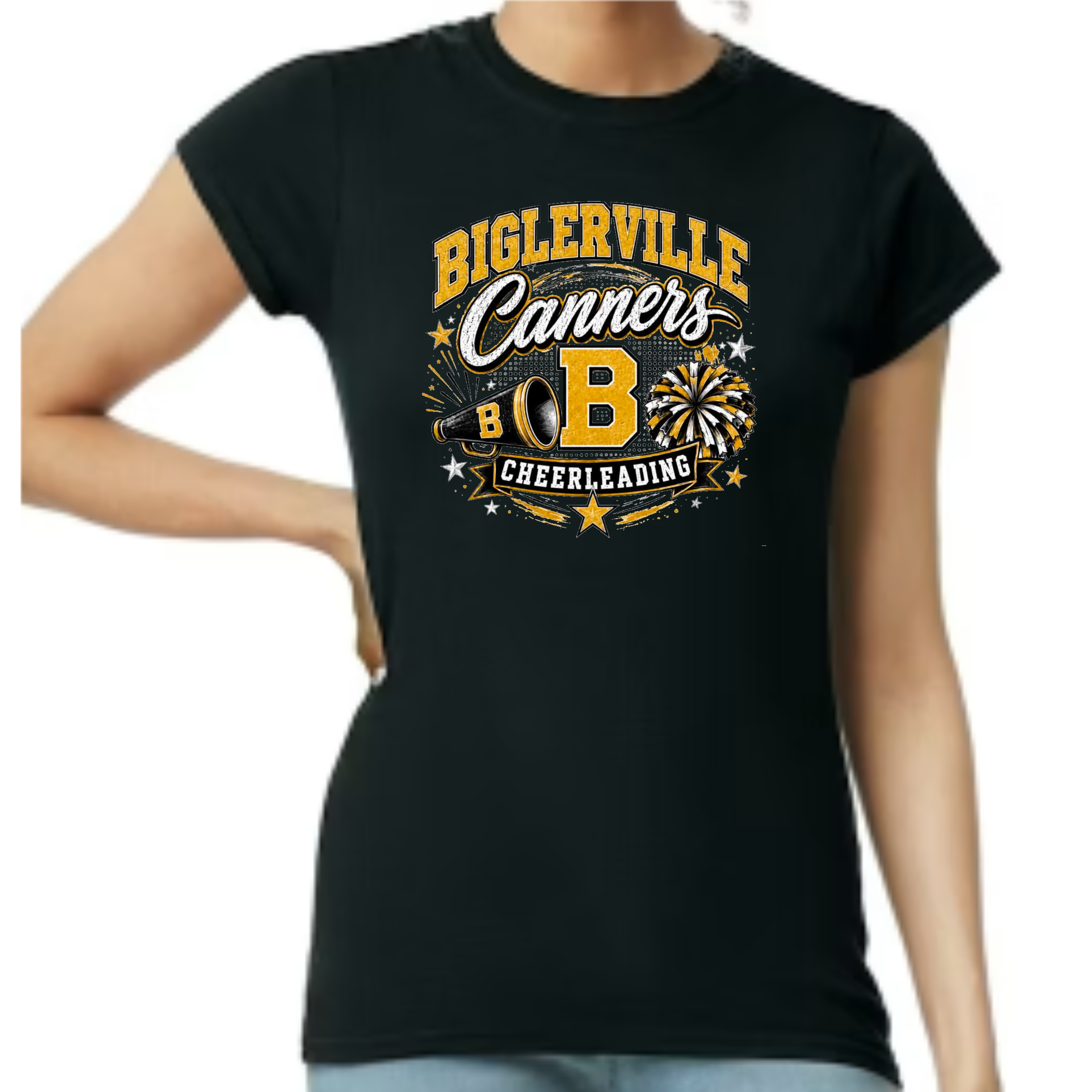 Biglerville Canners Cheerleading Ladies Cut Tee