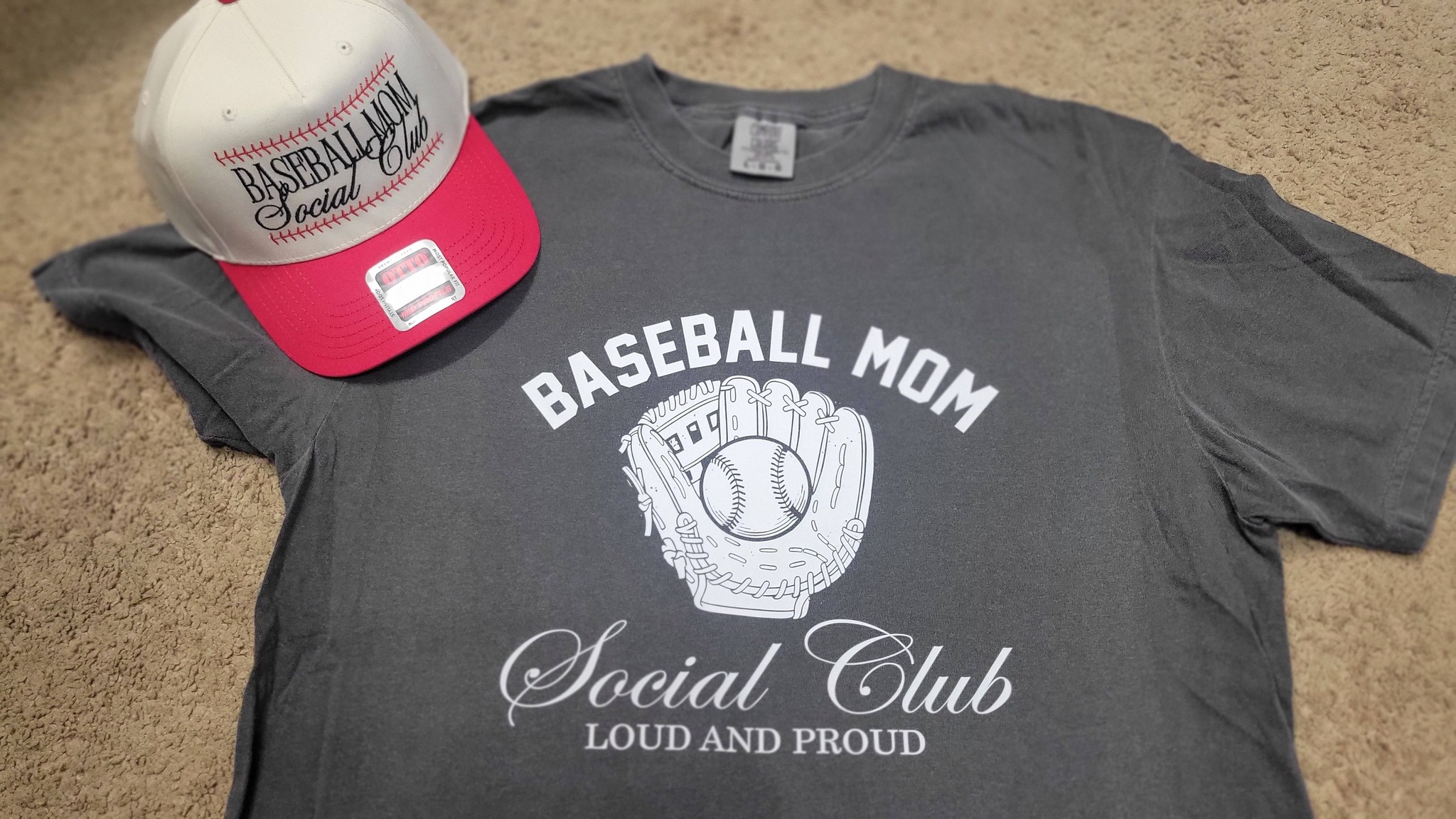 Baseball Mom Social Club Tee