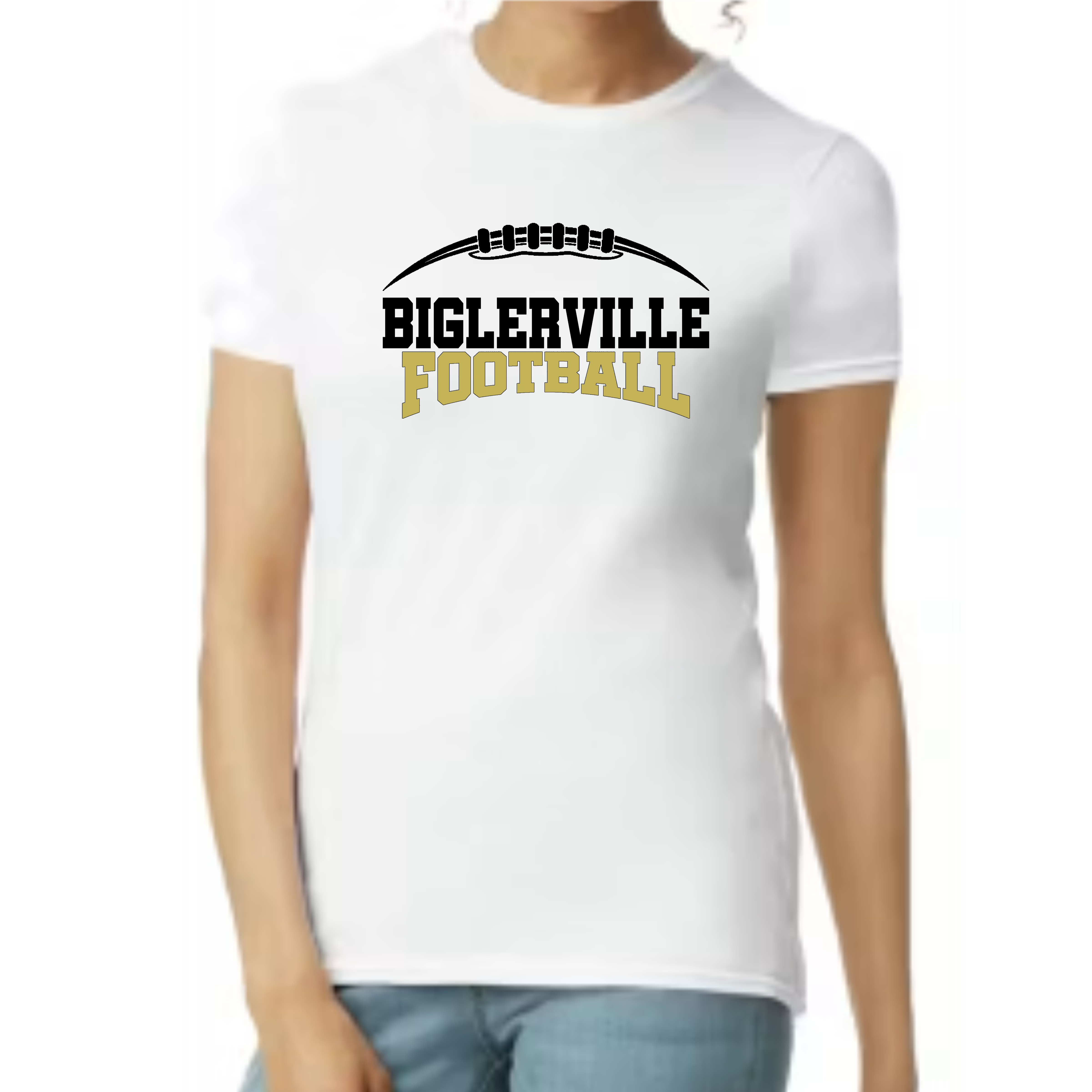 Biglerville Canners Football Ladies Cut Tee