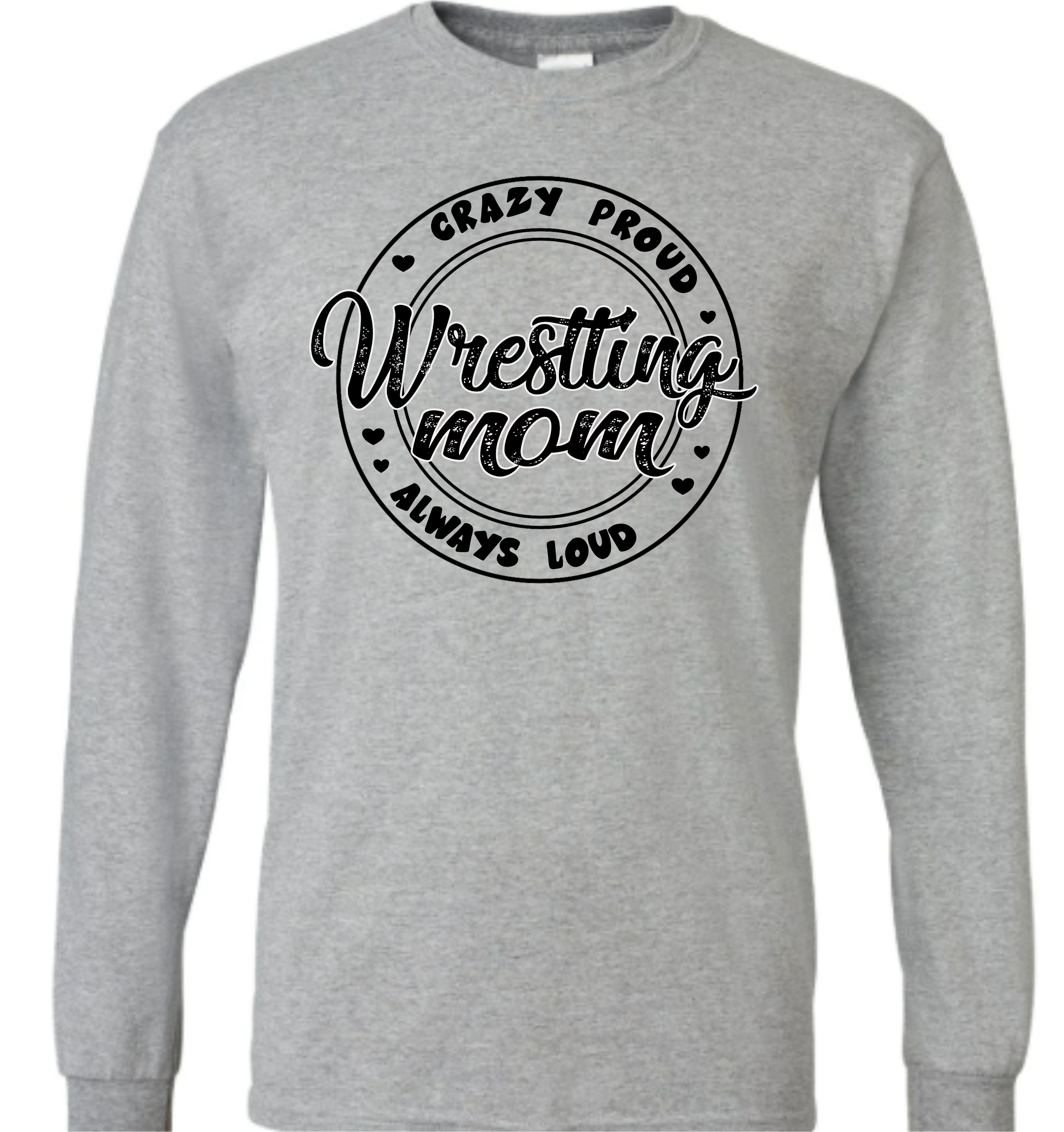 Wrestling Mom Long Sleeve Tee