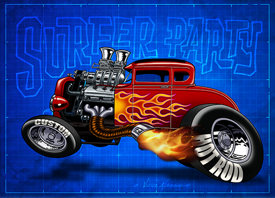Surfer Party Hot Rod
