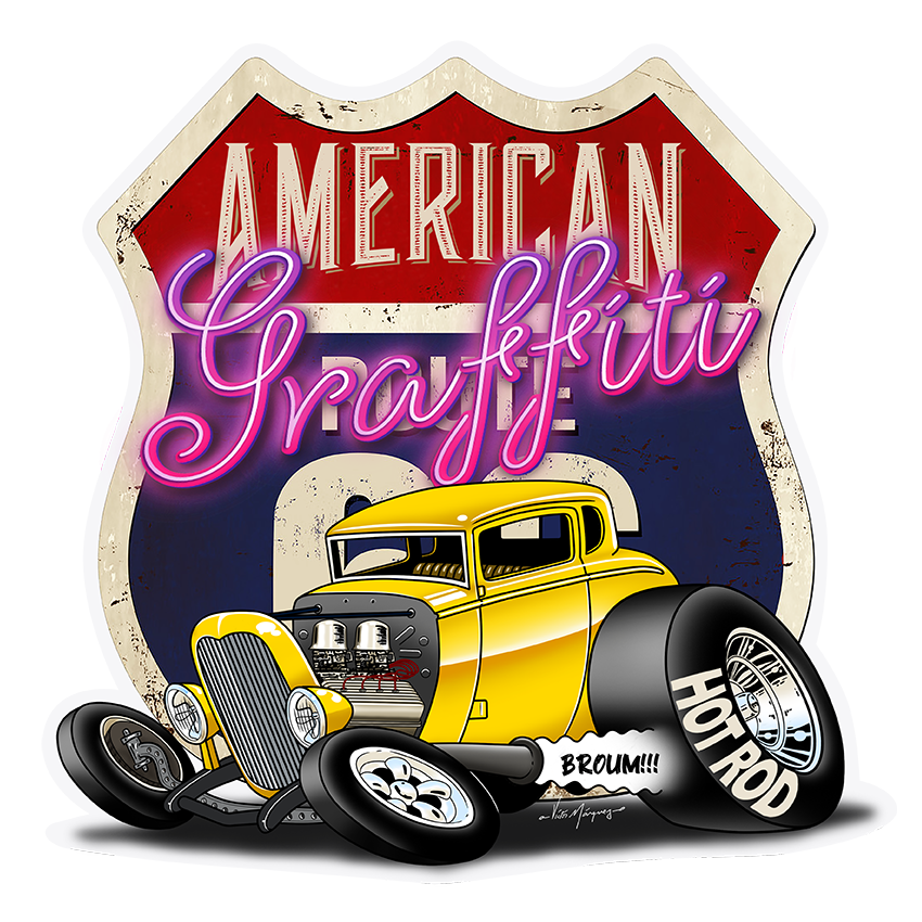 American Graffiti Route 66