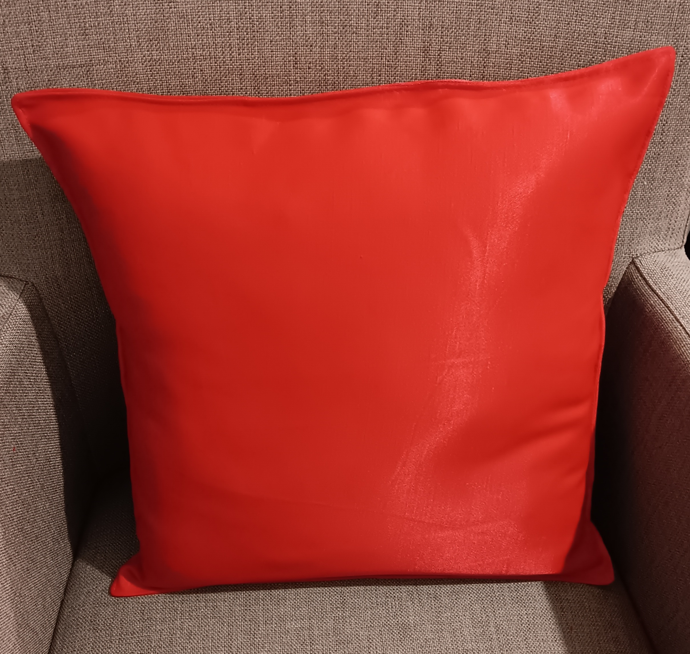 Red Satin Pillow