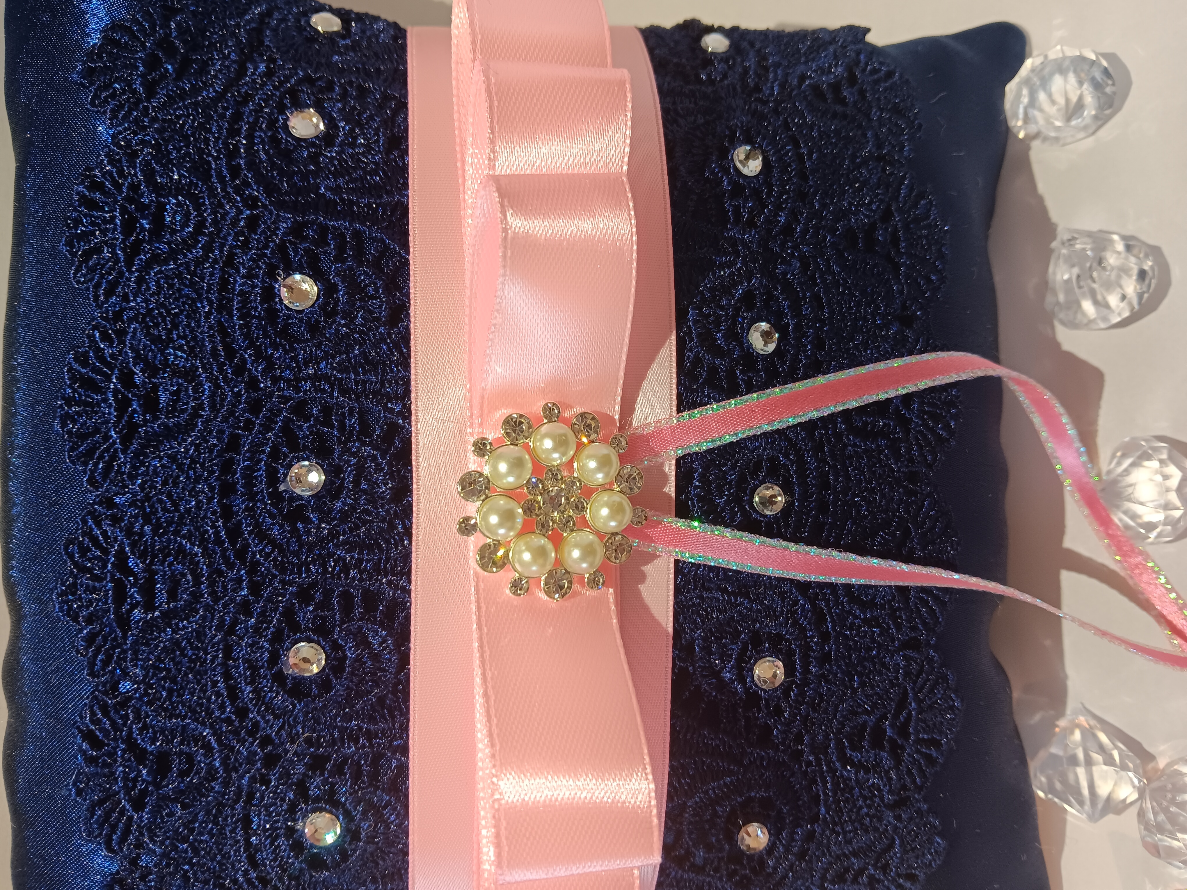 Elegant Velvet Ring Pillow