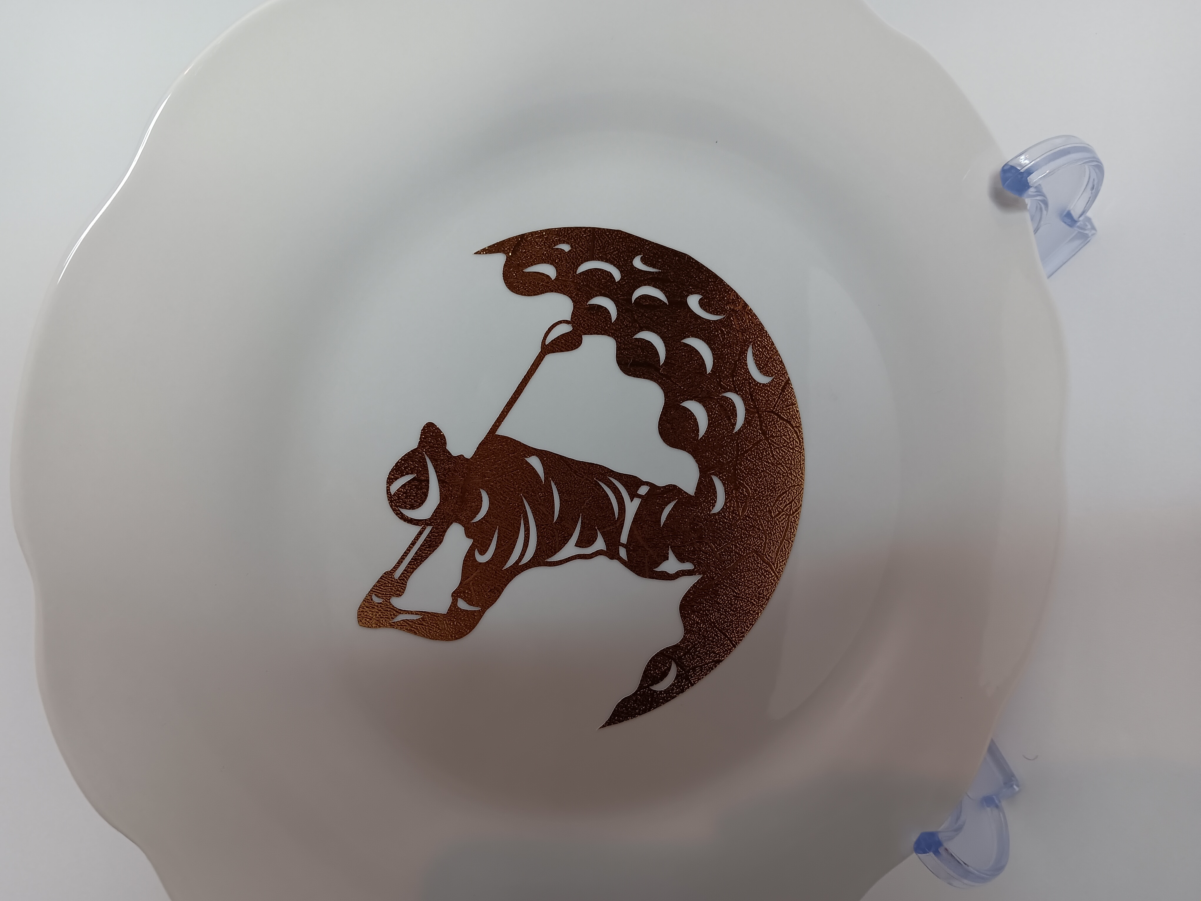 Decorative Porcelain Golf Plate