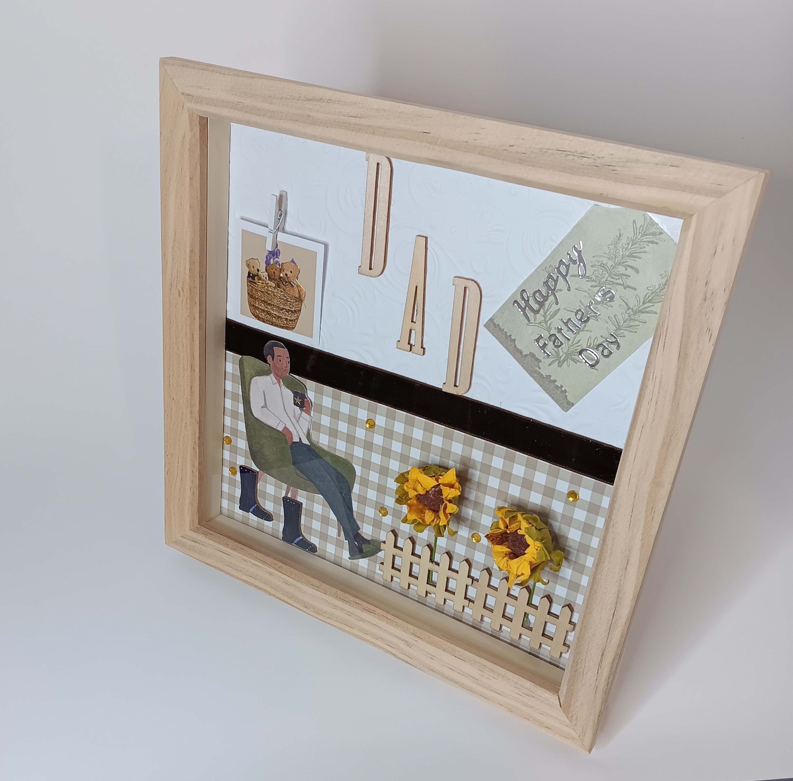 Father's Day Shadow Box Decor