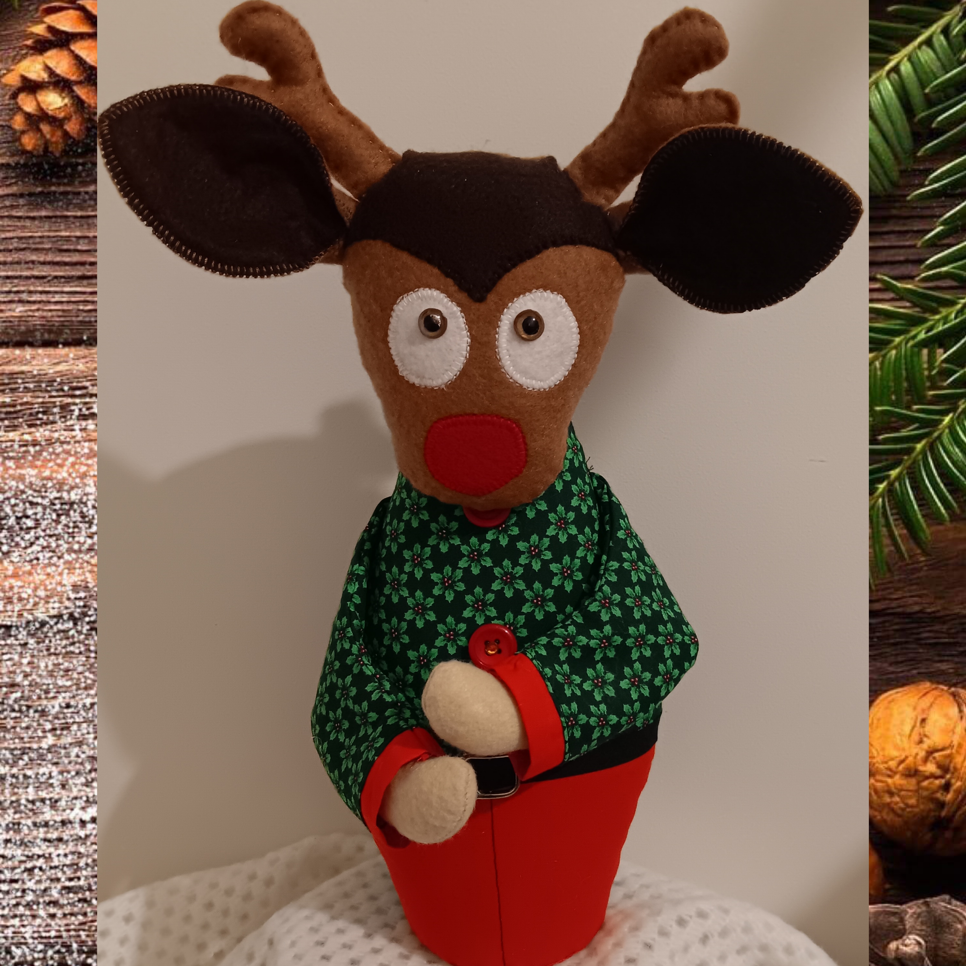 Plush Reindeer Doll