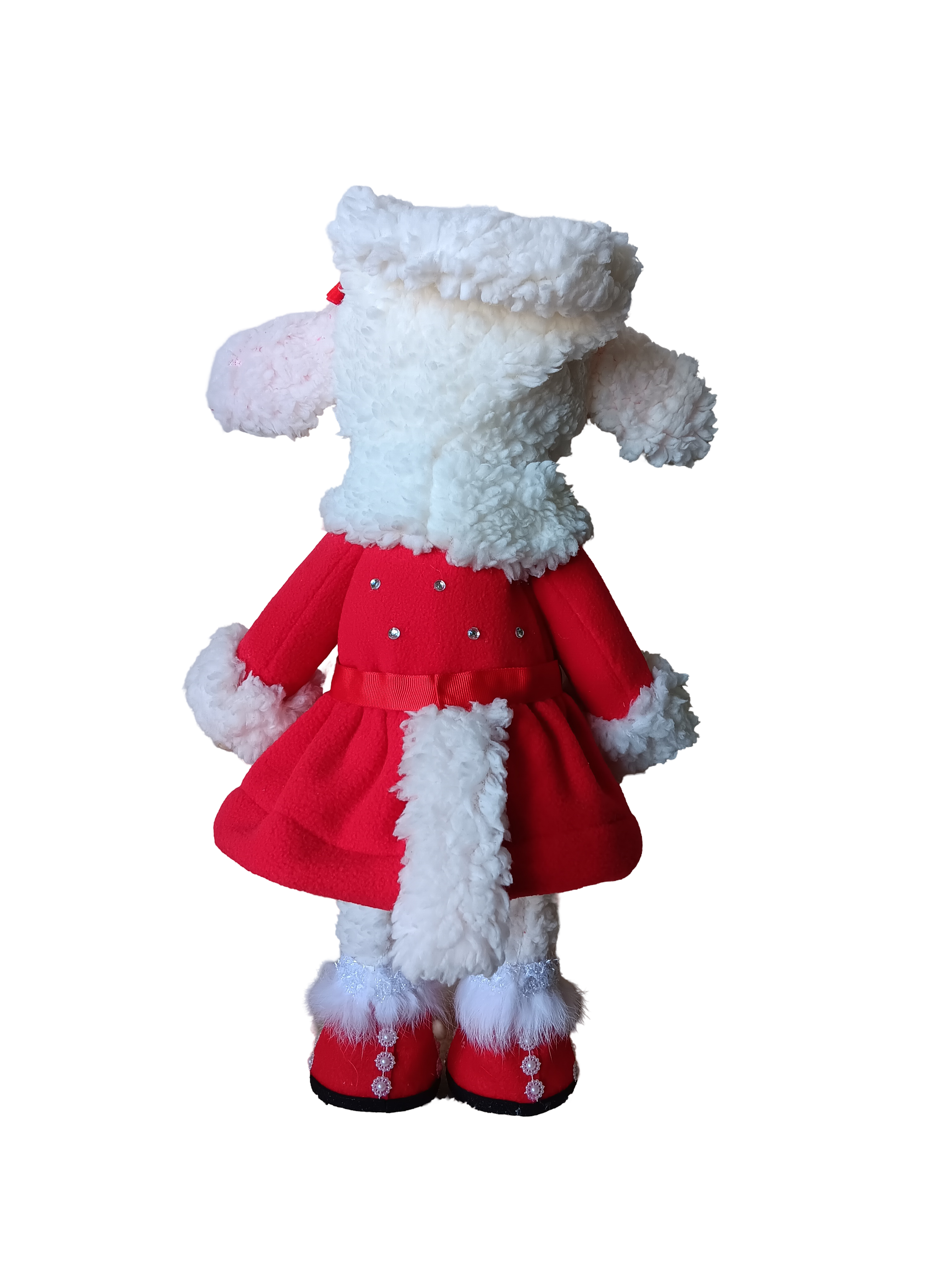 Plush Winter Lamb Doll
