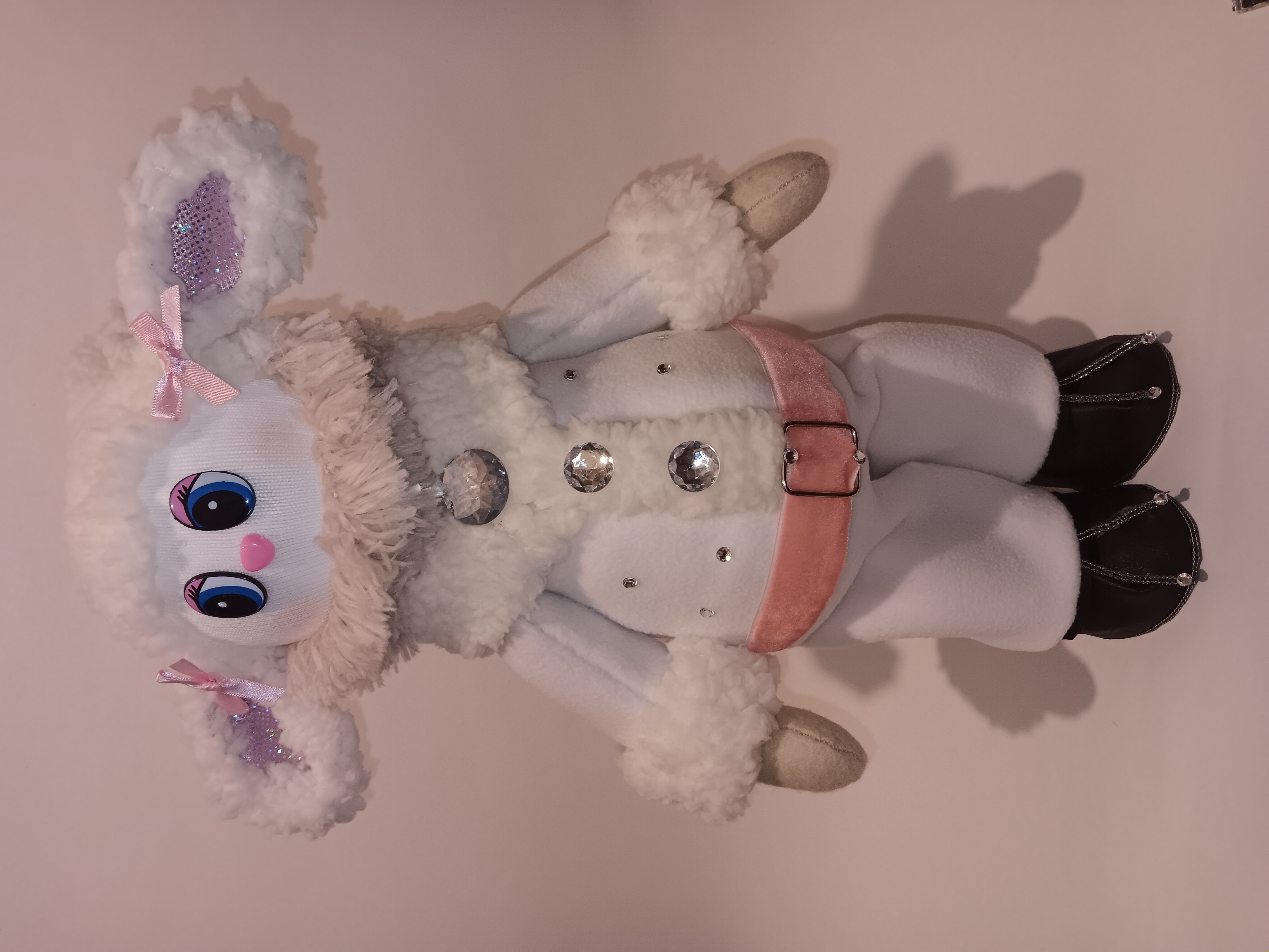 Plush Winter Lamb Doll