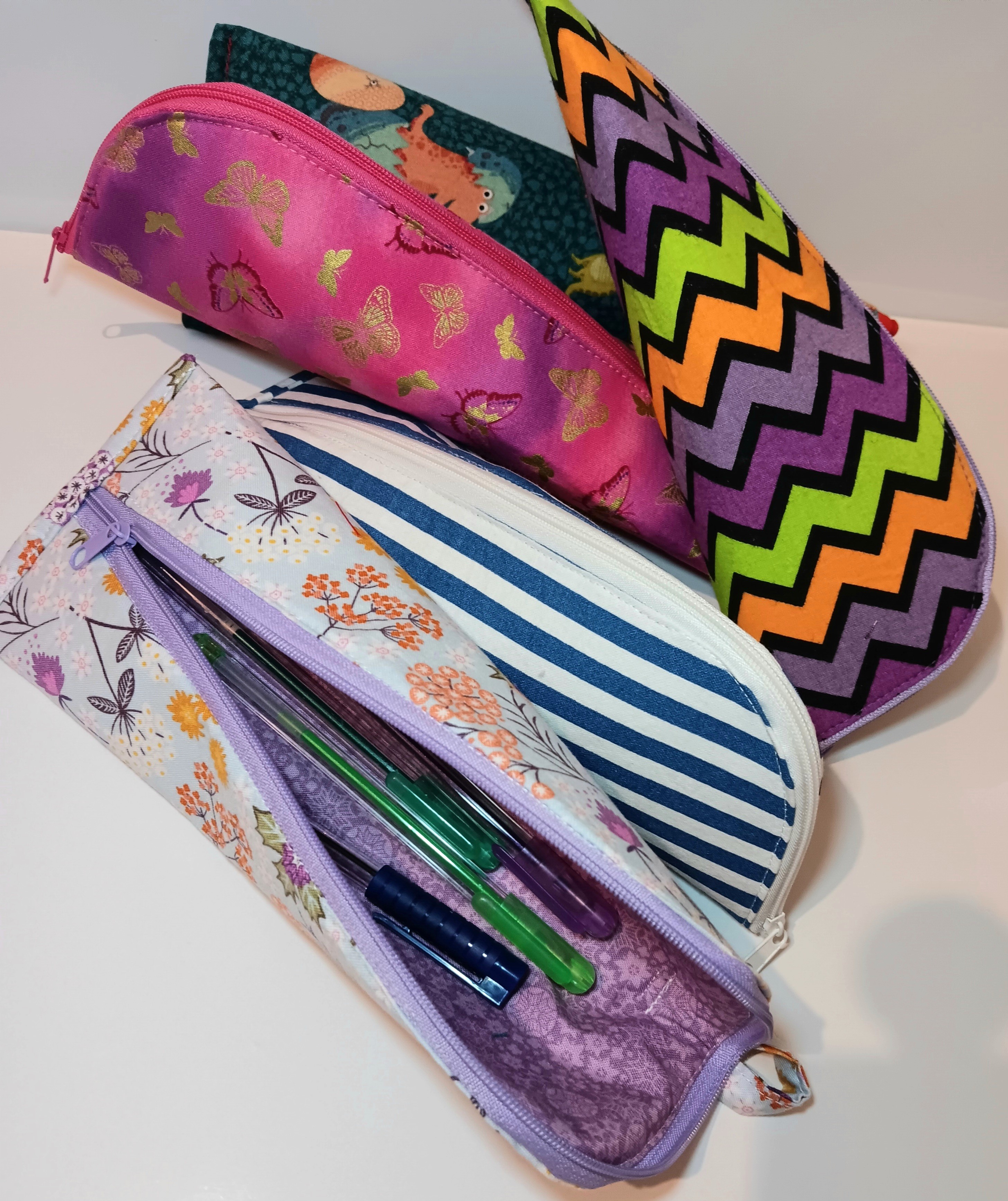 Colorful Zipper Pencil Cases