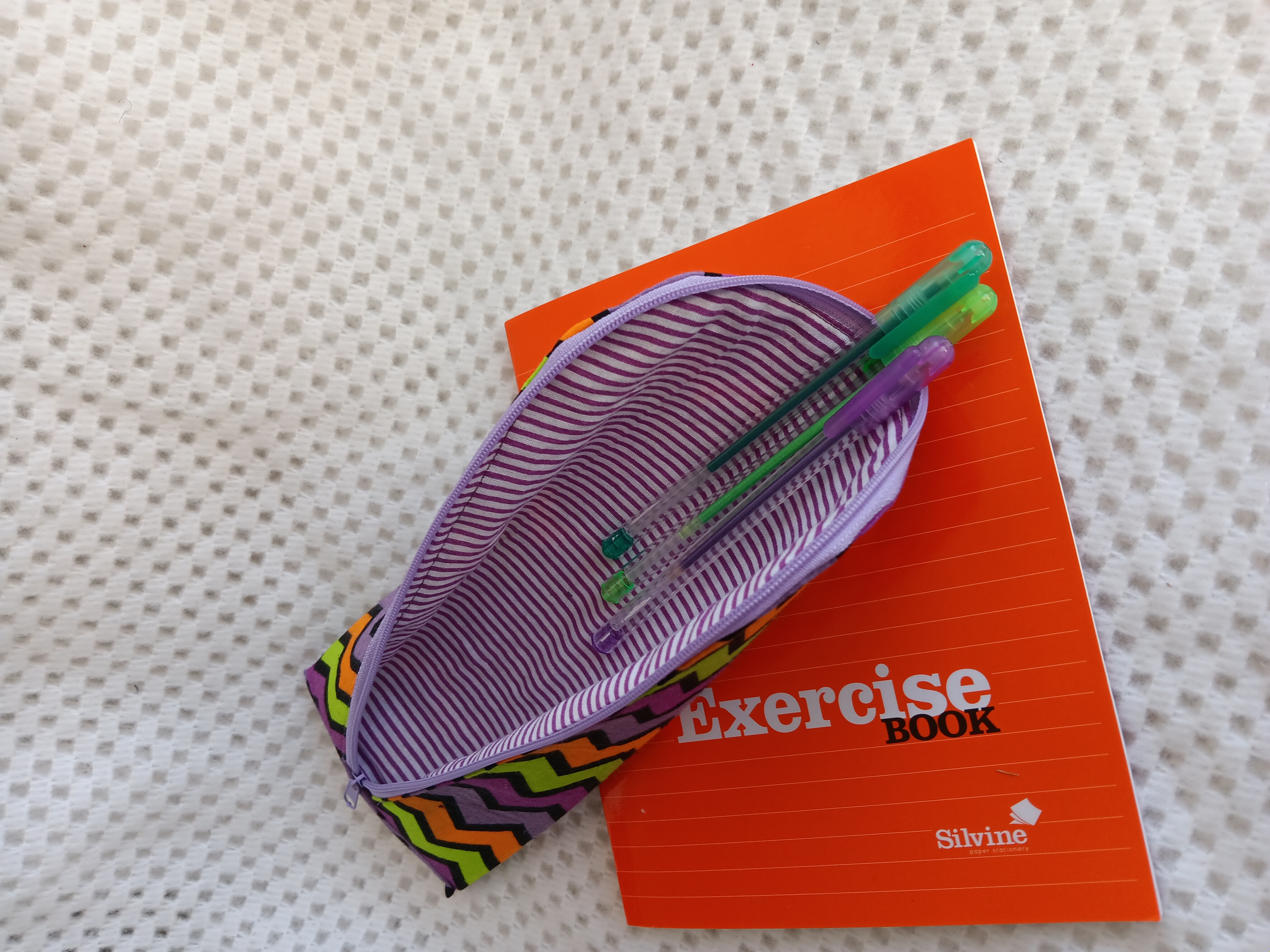 Colorful Zipper Pencil Cases