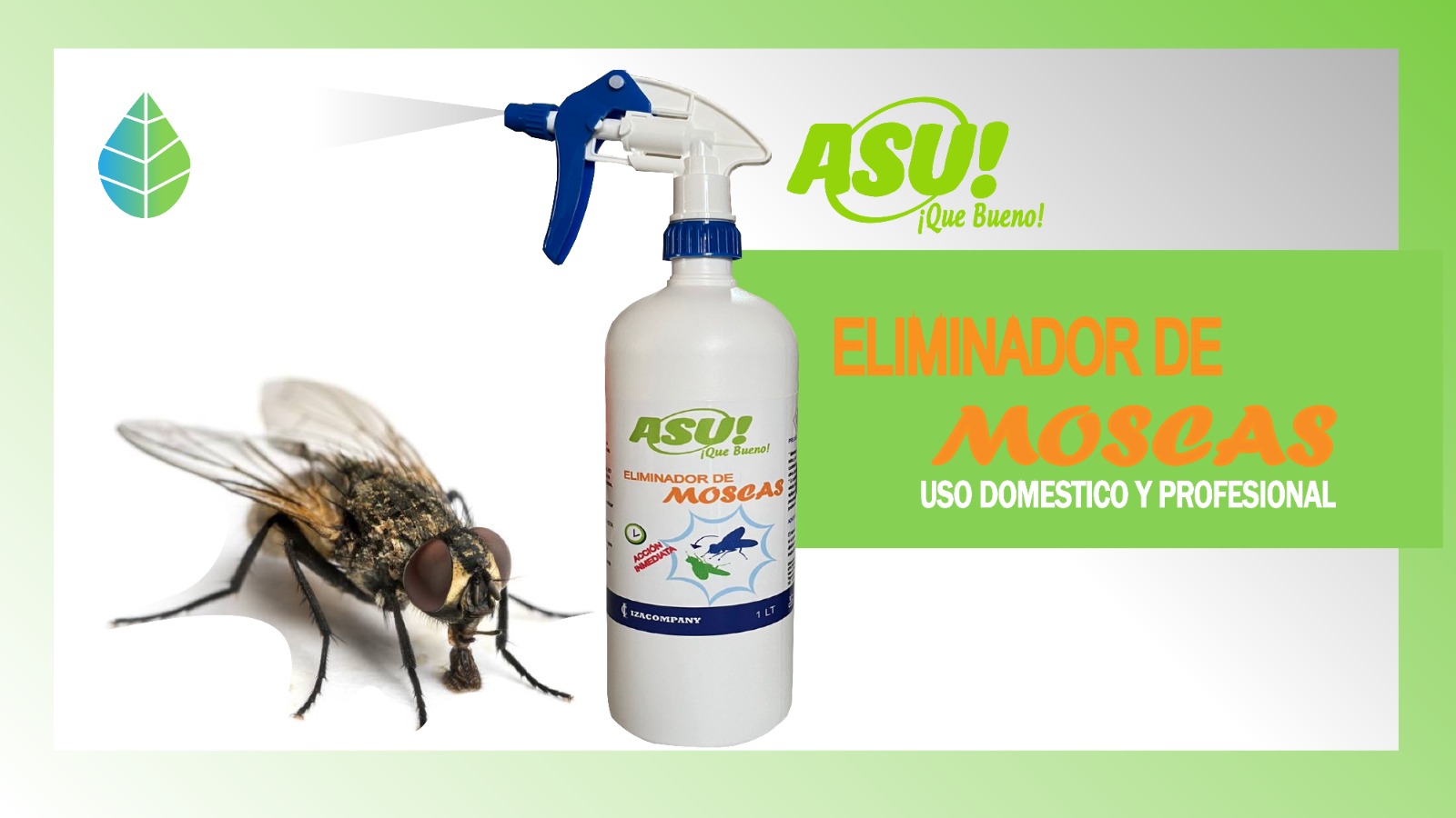 ELIMINADOR DE MOSCAS ASU QUE BUENO!