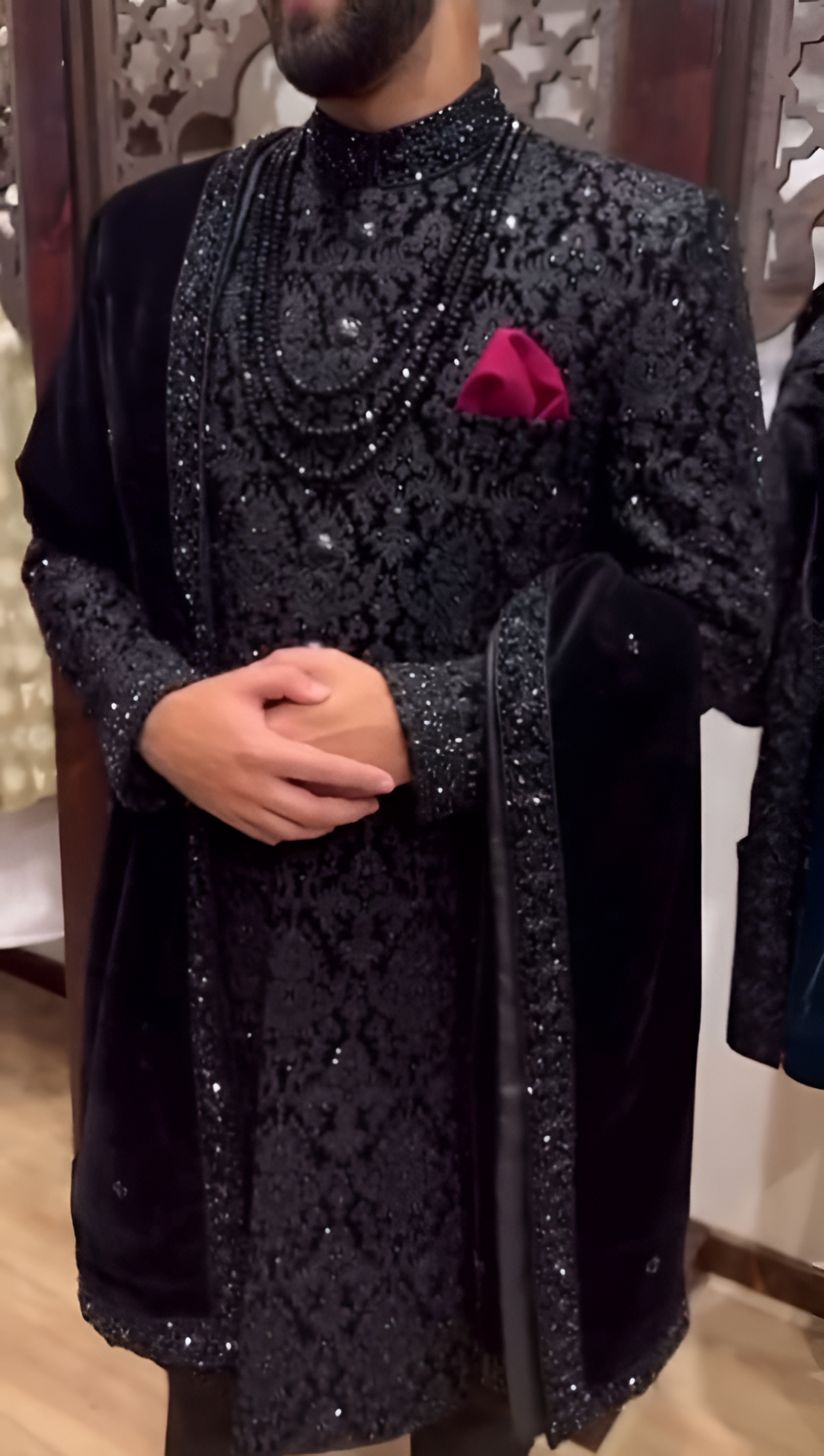 Black Sherwani
