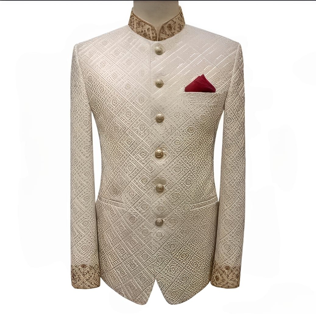 Elegant Cream Sherwani