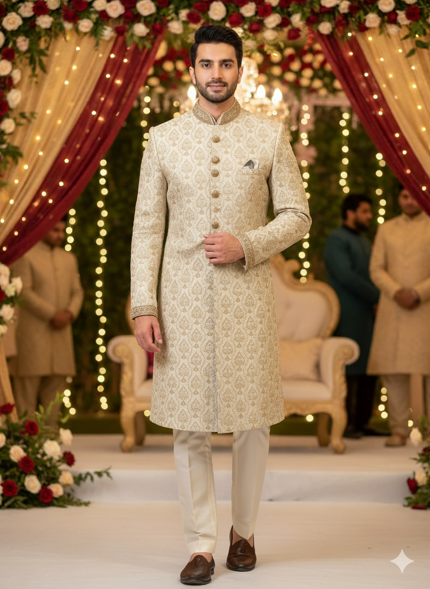 ROYAL IVORY SHERWANI
