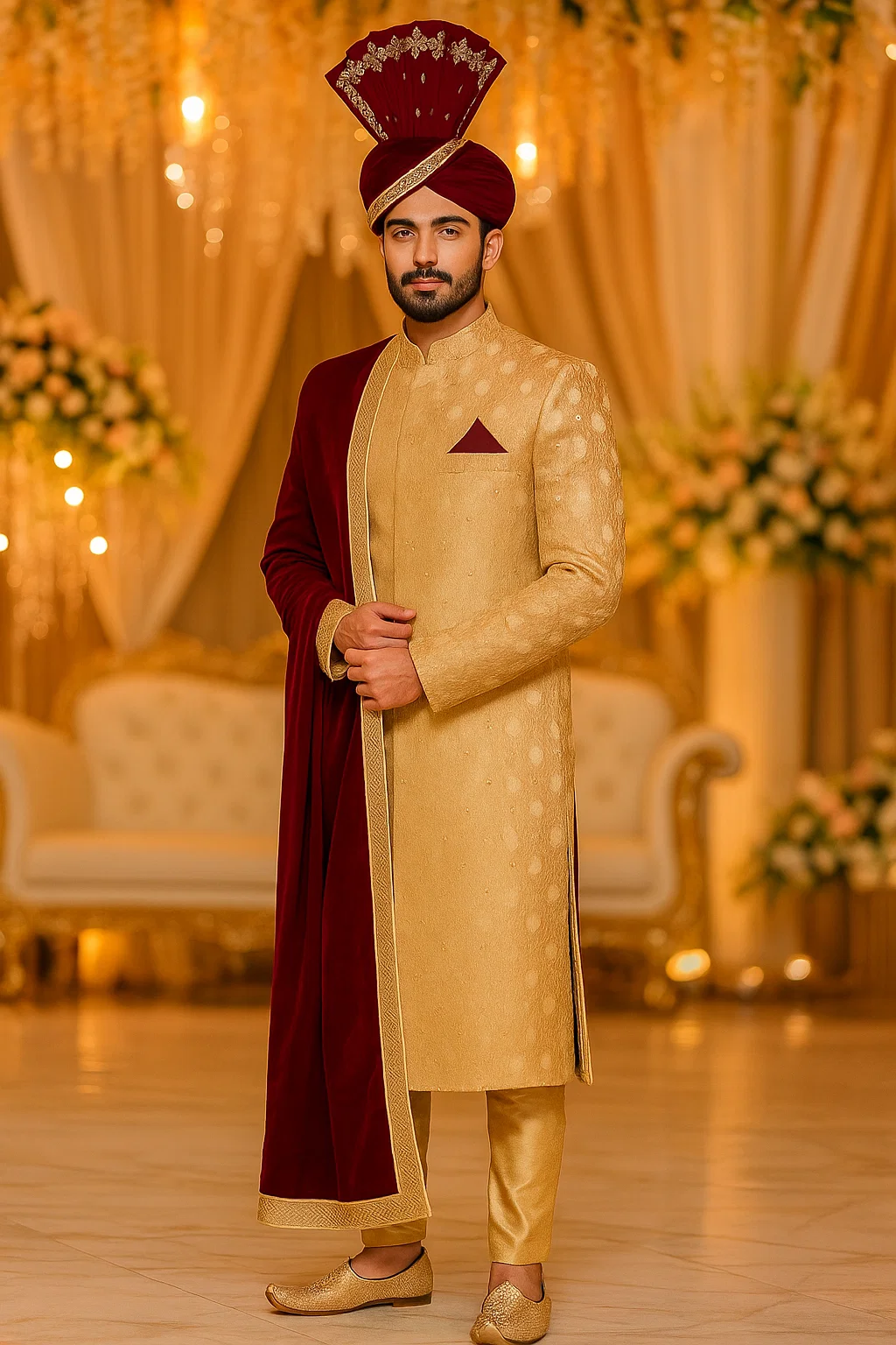 Traditional Sherwani Set